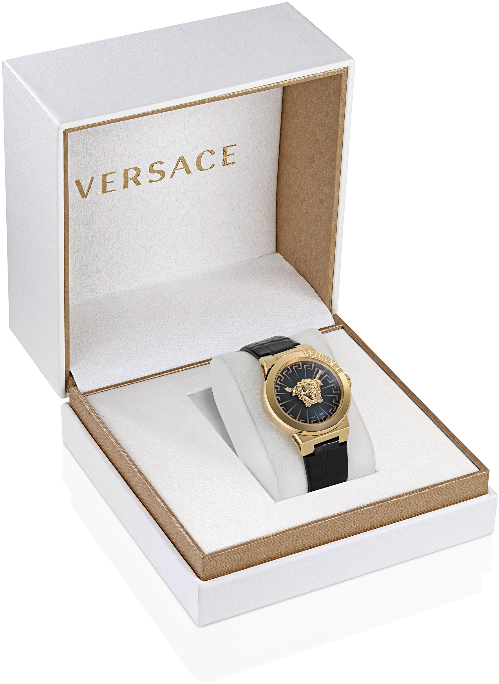 Versace Quarzuhr »MEDUSA INFINITE, VE3F00222«, Armbanduhr, Damenuhr, Saphirglas, Swiss Made