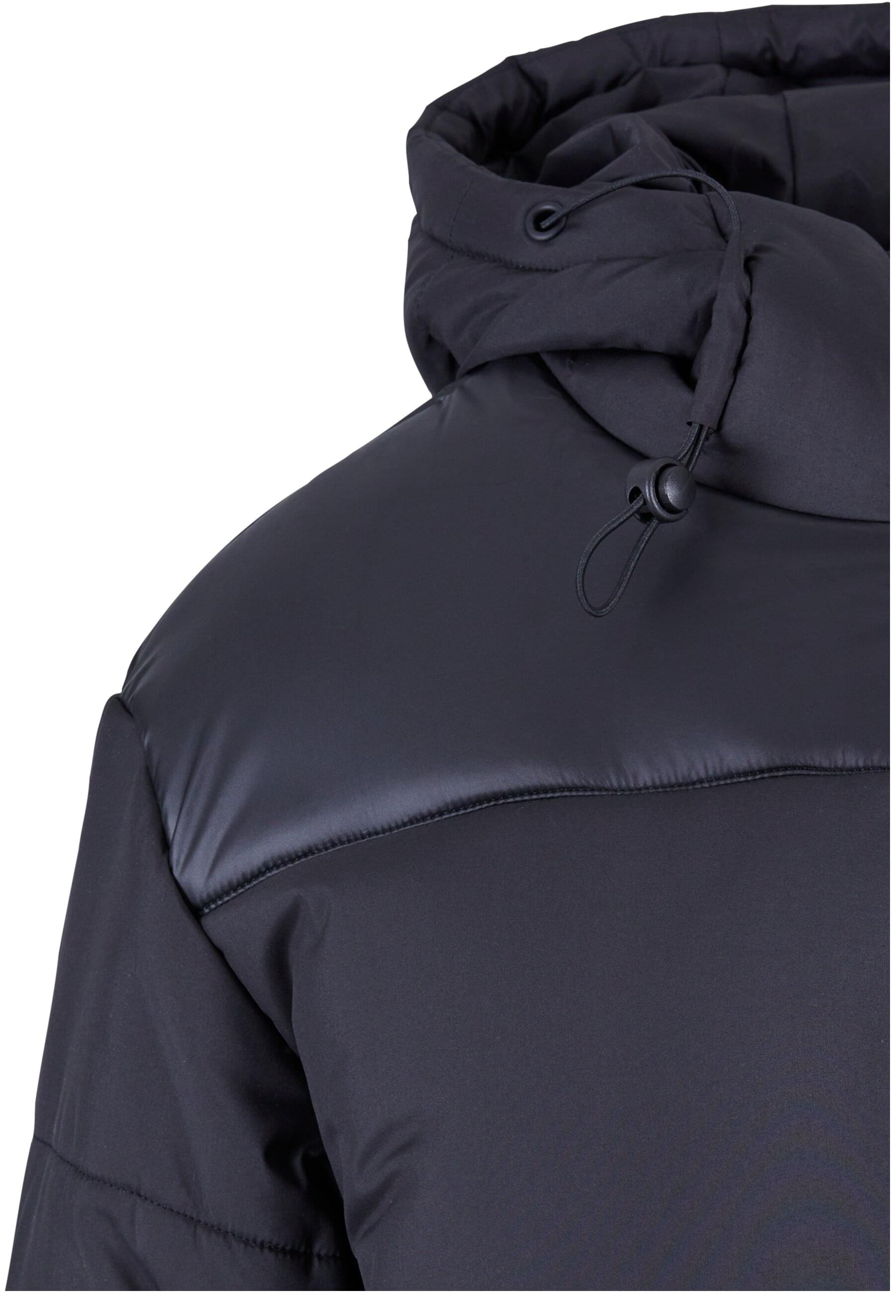 URBAN CLASSICS Winterjacke »Urban Classics Damen Ladies Hooded Mixed Puffer Coat« 1 Stk. tlg. ohne Kapuze