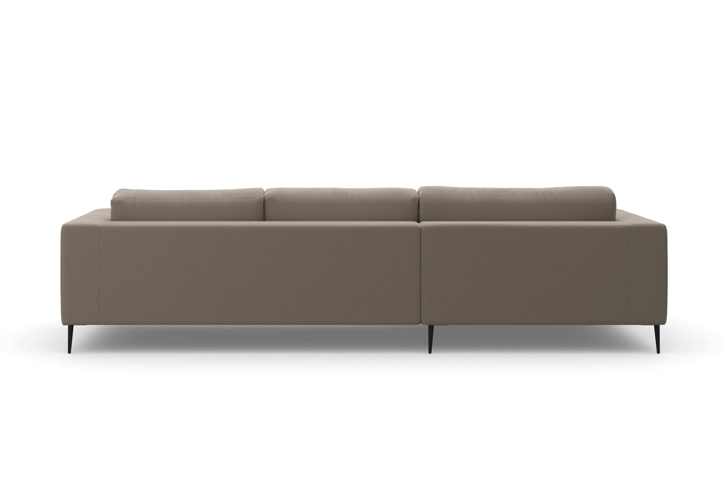 DOMO collection Ecksofa »Modica, zeitlos und elegant, L-Form«, moderne Optik mit extrabreiter Recamiere, auch in Cord