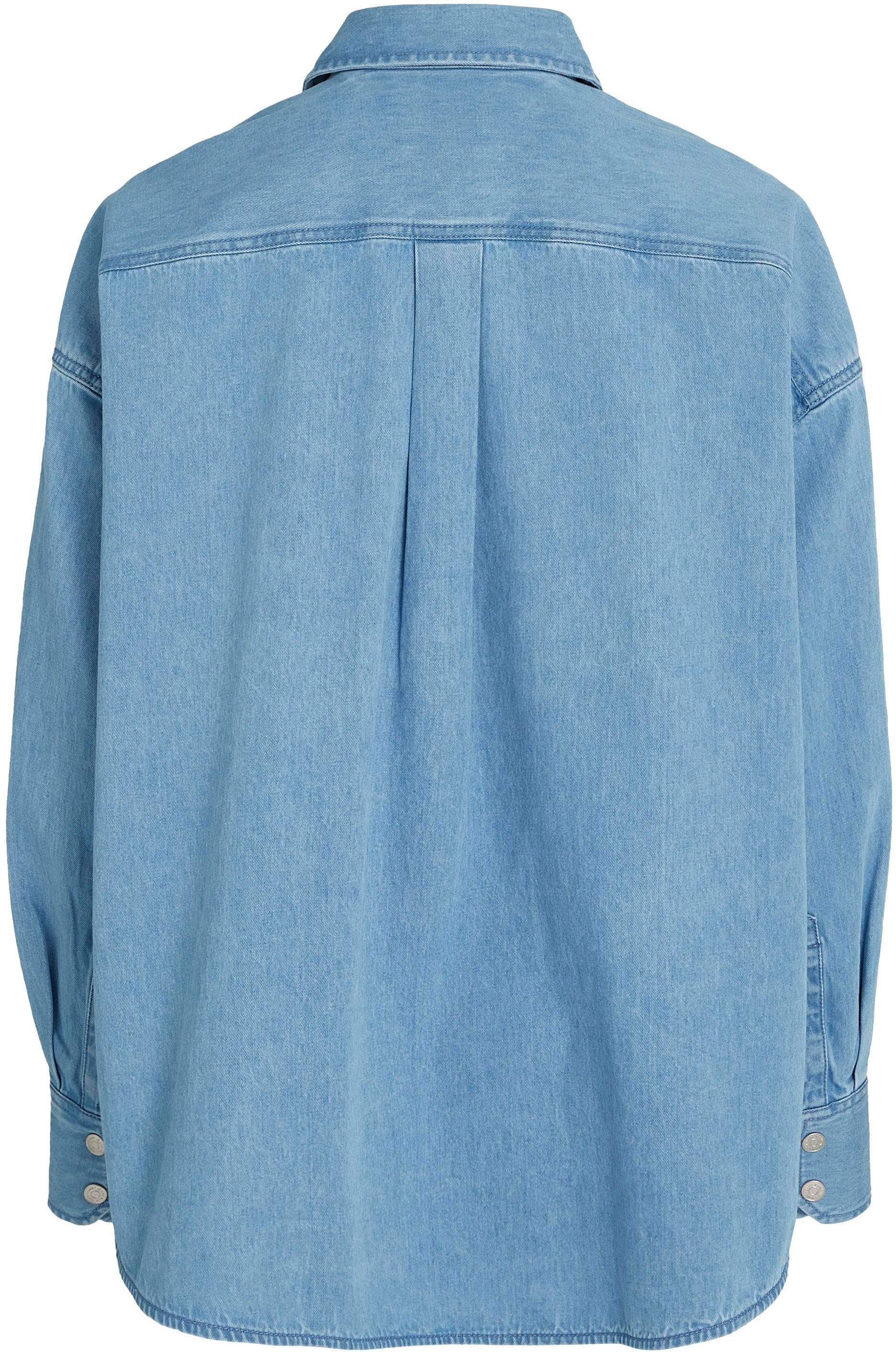 Tommy Jeans Curve Blusentop »TJW DENIM OVERSHIRT EXT«