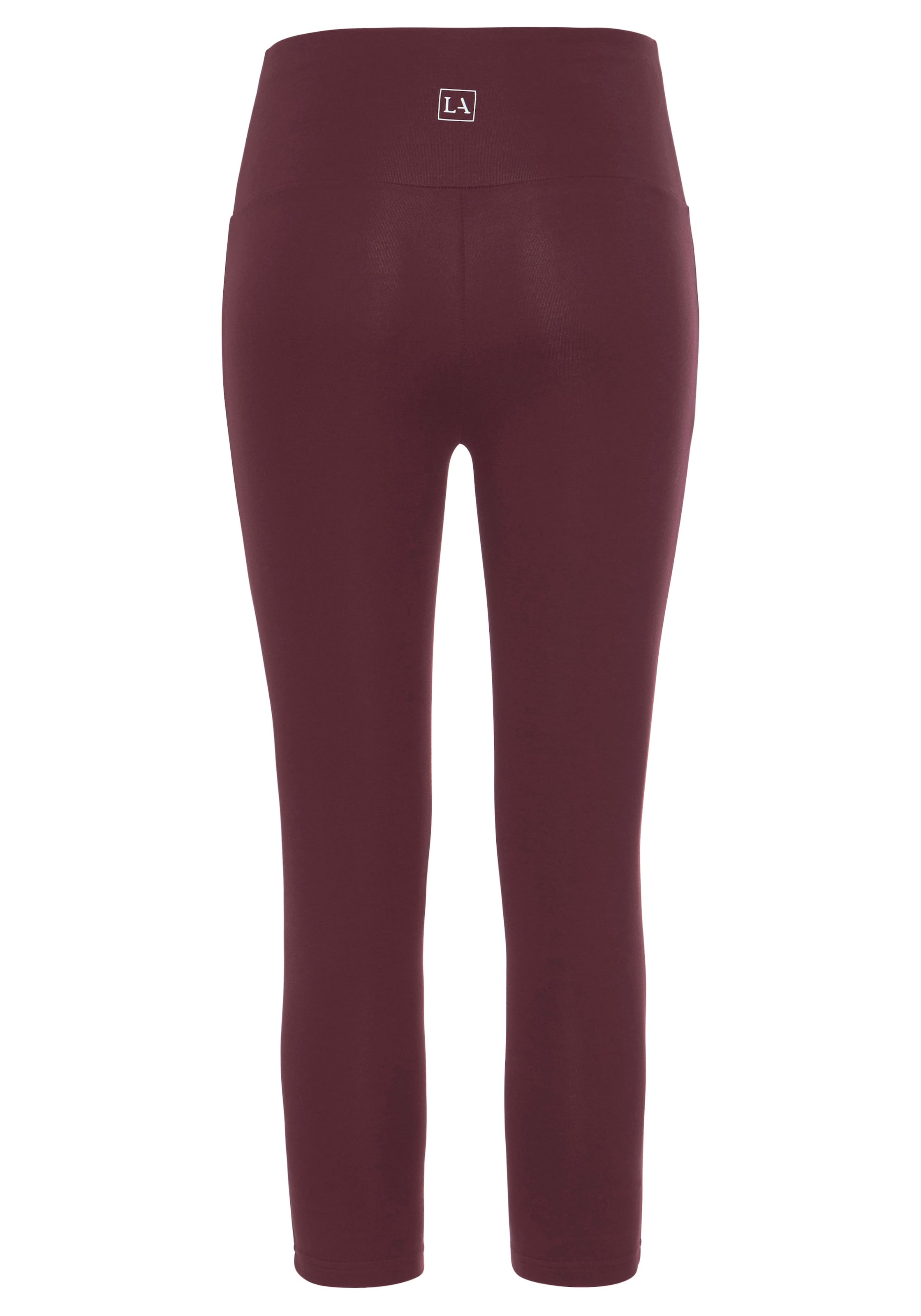 LASCANA Caprileggings, mit breitem weichem Bündchen, Loungewear