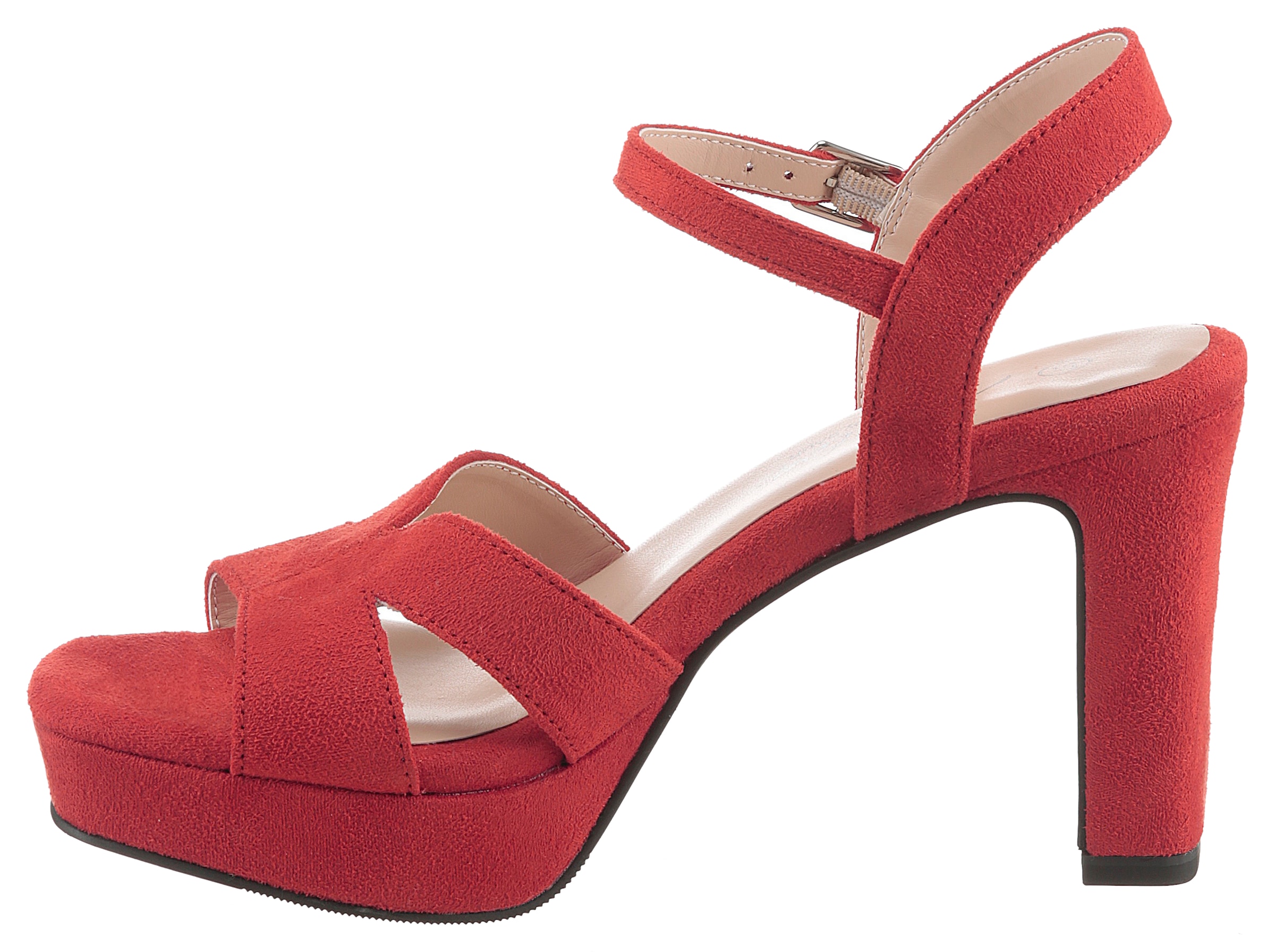 Aniston SHOES High-Heel-Sandalette, Sommerschuh, Abendsanale, Plateau - NEUE KOLLEKTION