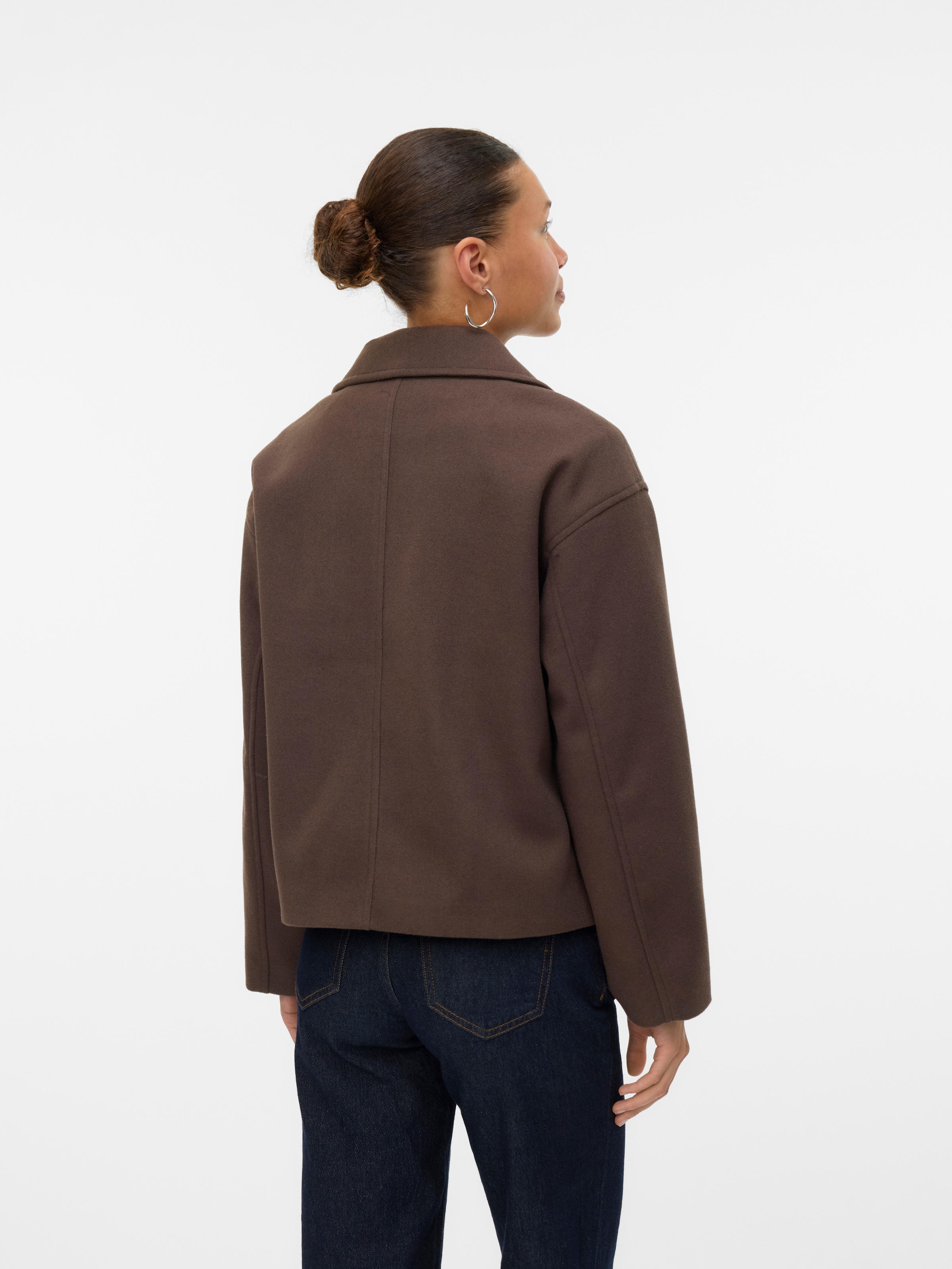 Vero Moda Cabanjacke »VMVINCELINE SHORT JACKET NOOS« Kunstfaser