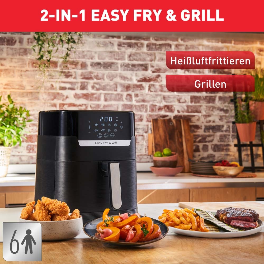 Tefal Heißluftfritteuse »Easy Fry & Grill Precision«, 1550 W, Heißluftfritt günstig online kaufen
