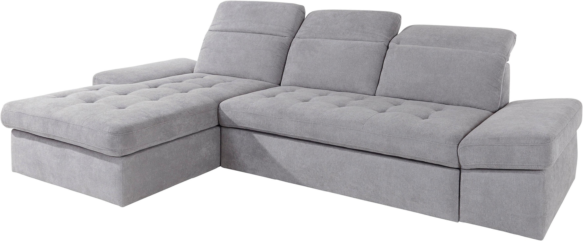sit&more Ecksofa »Stardust L-Form«, wahlweise mit Bettfunktion und Bettkasten