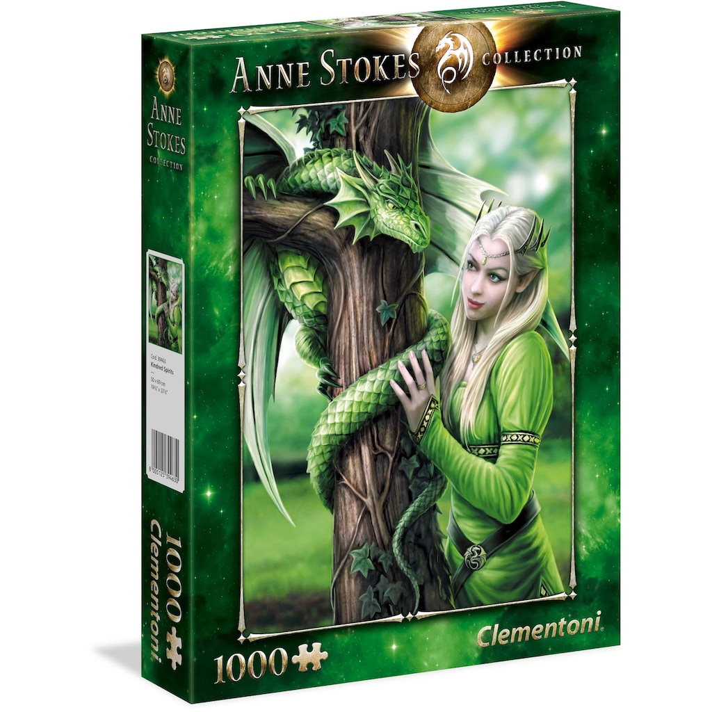 Clementoni® Puzzle »Anne Stokes Collection, Verwandte Seelen«
