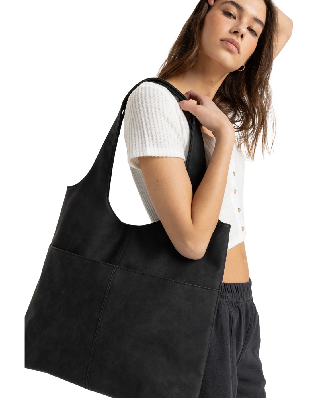 ROXY Schultertasche »As You Can« Anthracite