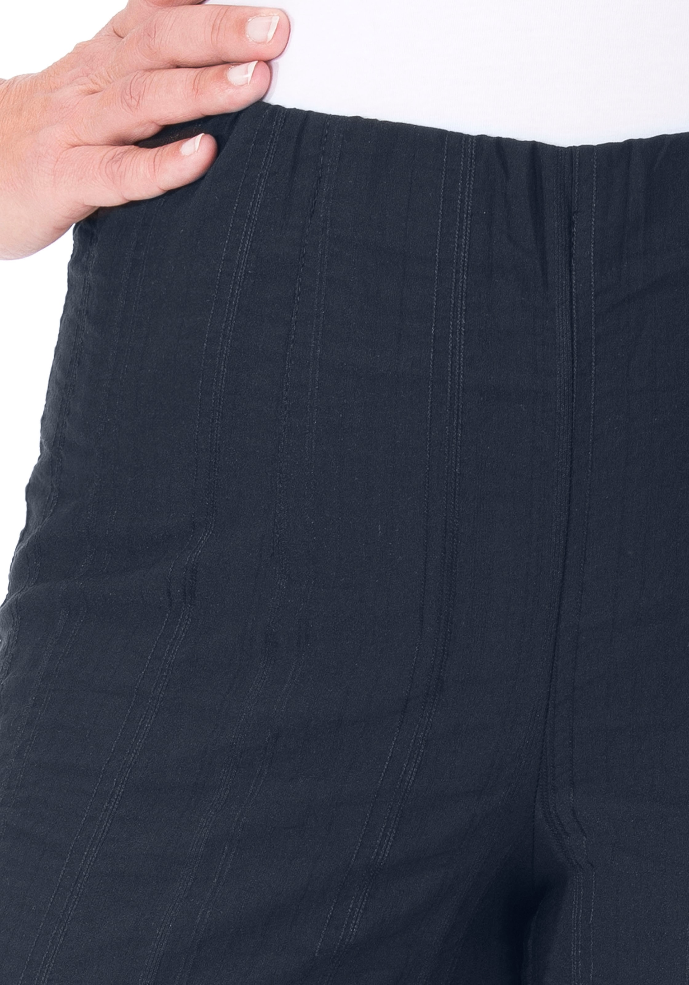 KjBRAND Caprihose »Susie Capri Wash & Go«, Sommerhose bügelfrei