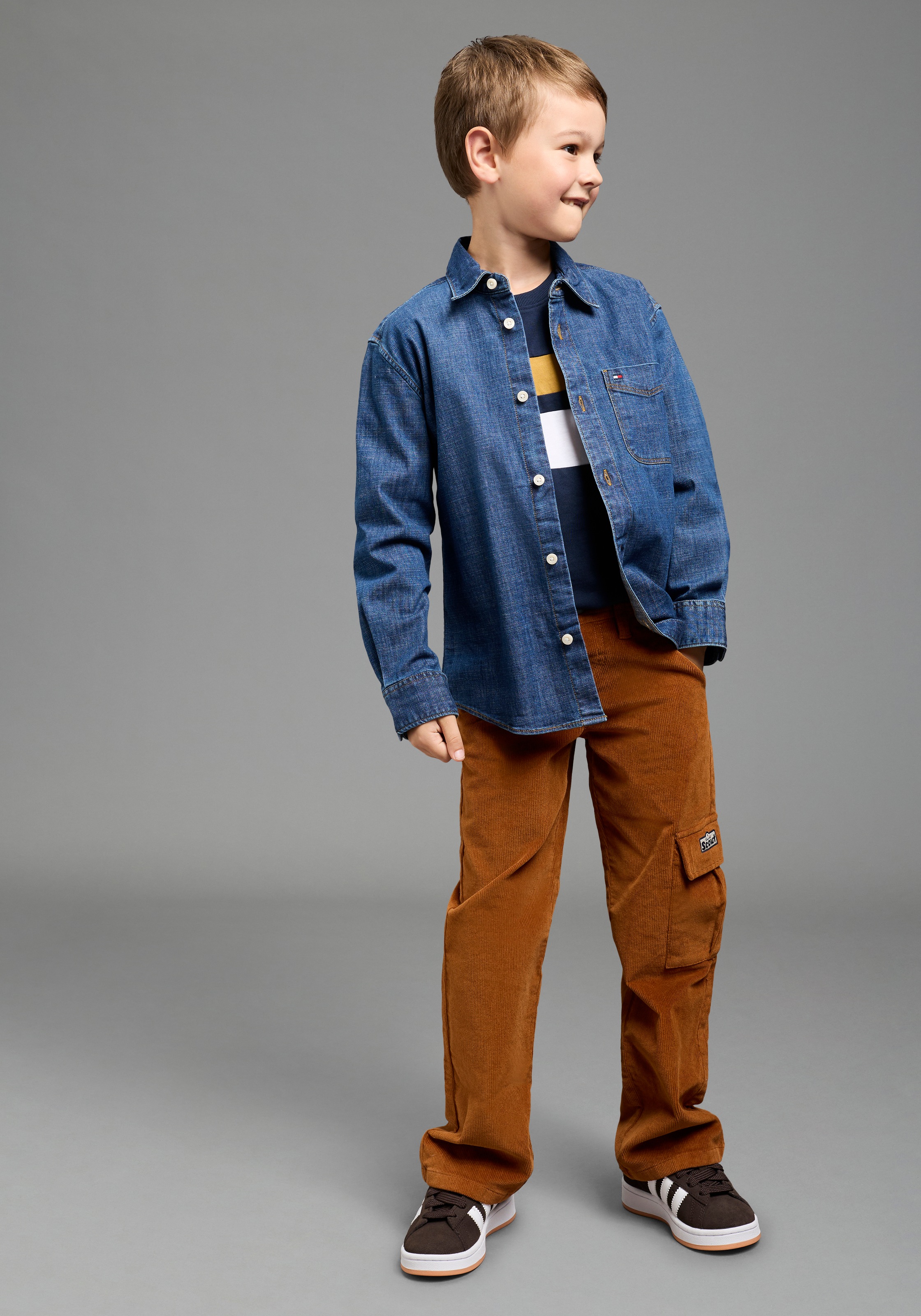 Scout Cordhose »Cordhose mit Cargotasche - NEU von SCOUT«  lässige Passform mit Bündchen und innenliegendem Gummizug, für Jungen