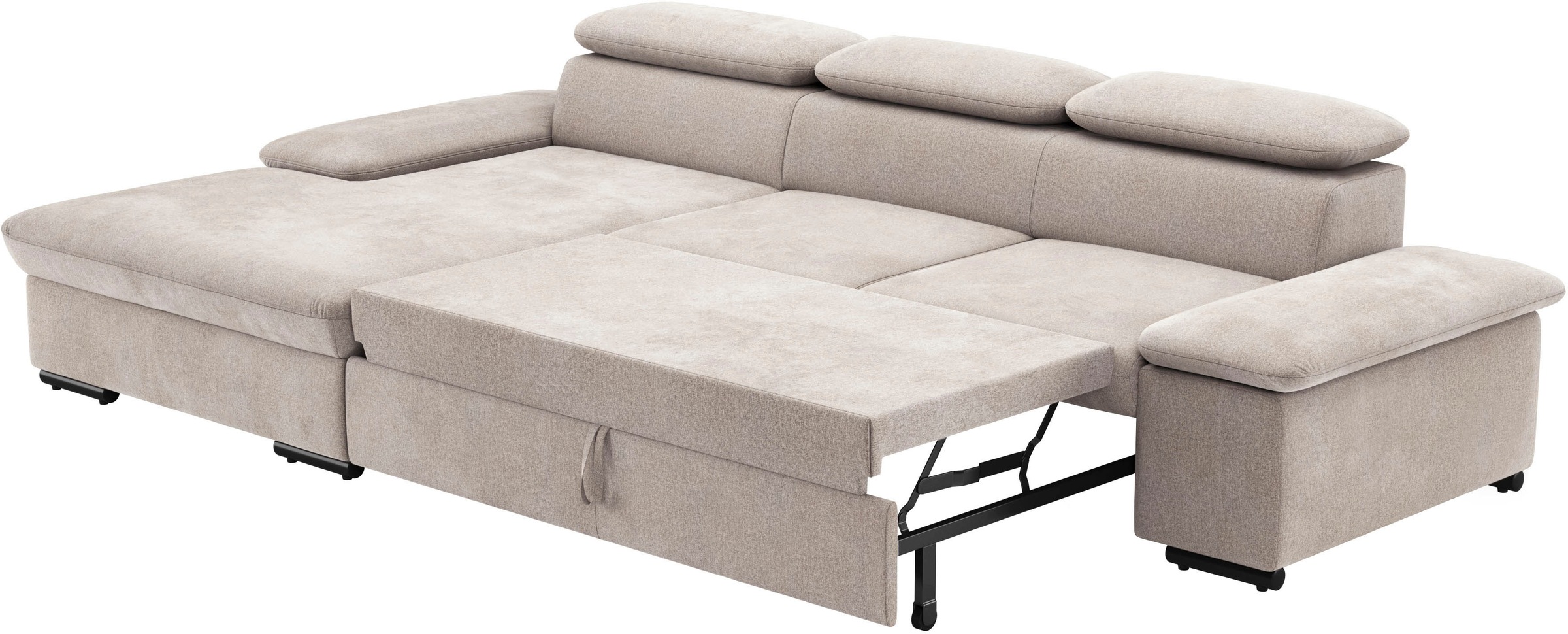 sit&more Ecksofa »Alcudia L-Form«, wahlweise mit Bettfunktion
