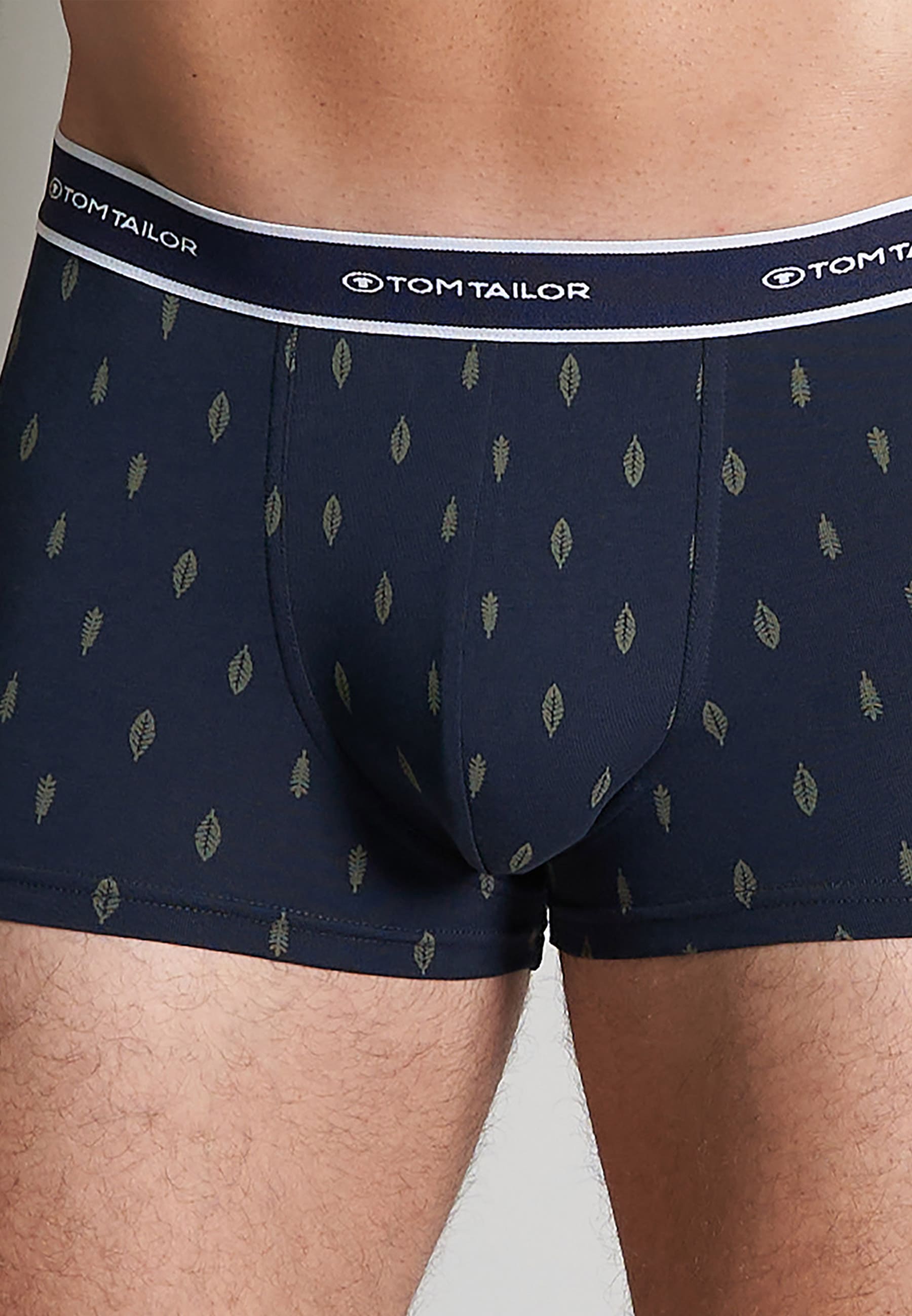 TOM TAILOR Boxershorts »Kentucky« Packung, 2er Pack, 2 weich, bequem, basic, eng, atmungsaktiv, Logobund, Baumwollmix