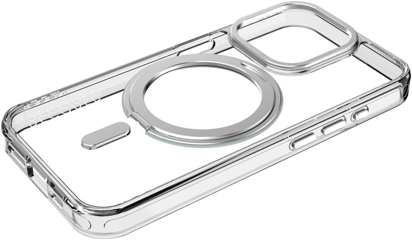 DECODED Smartphone-Hülle »Recycled Plastic Loop Stand BackCover iPhone 15 Pro«, iPhone 15 Pro, 15,5 cm (6,1 Zoll)
