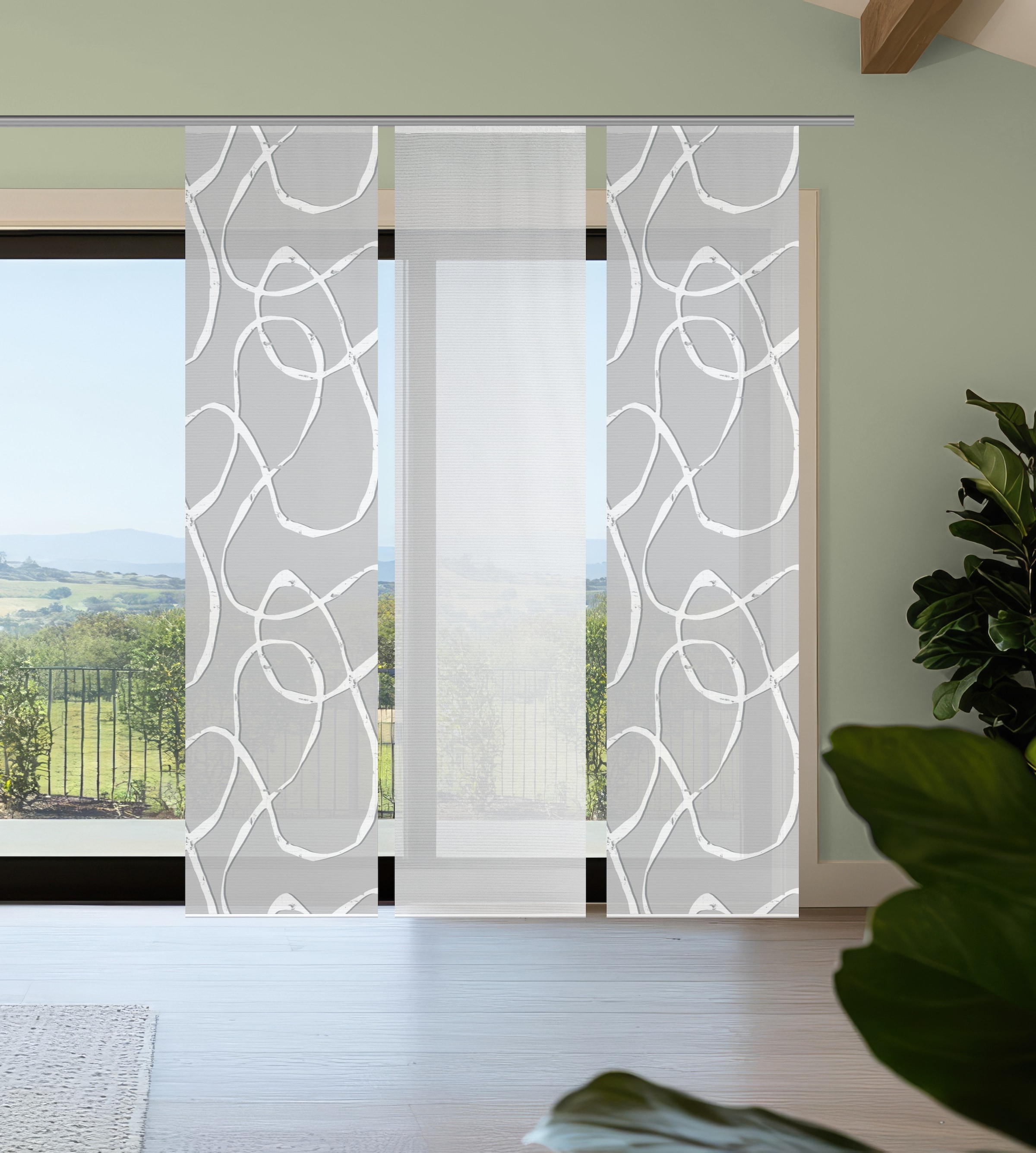 Vision S Schiebegardine »OPHELIA« Paneelwagen 3 Stk. tlg. Schiebevorhang,Ba günstig online kaufen