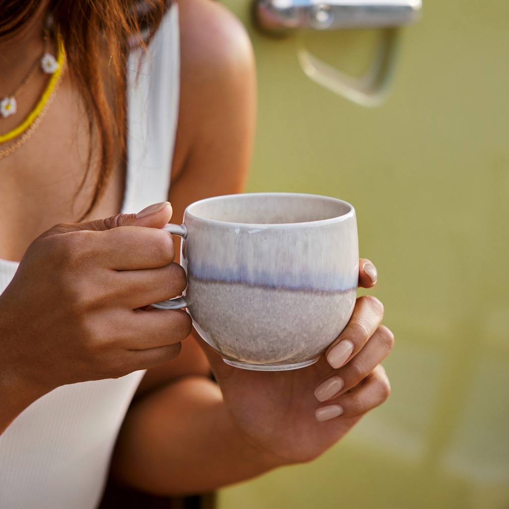 like. by Villeroy & Boch Tasse »Kaffeetassen mit Untertassen Perlemor Sand 190 ml 6er Set beige«