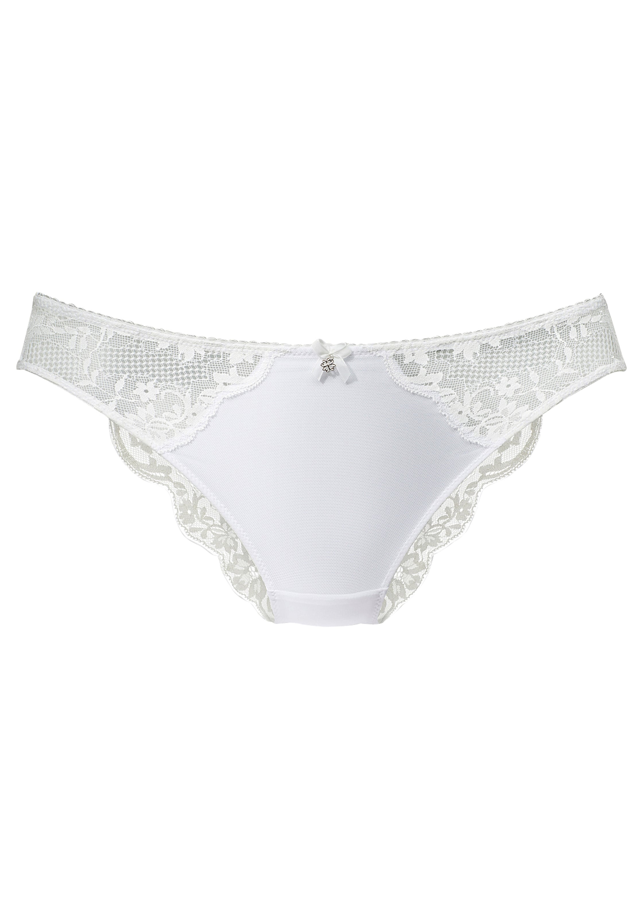 LASCANA Tanga, aus floraler Spitze in dezent transparenter Optik