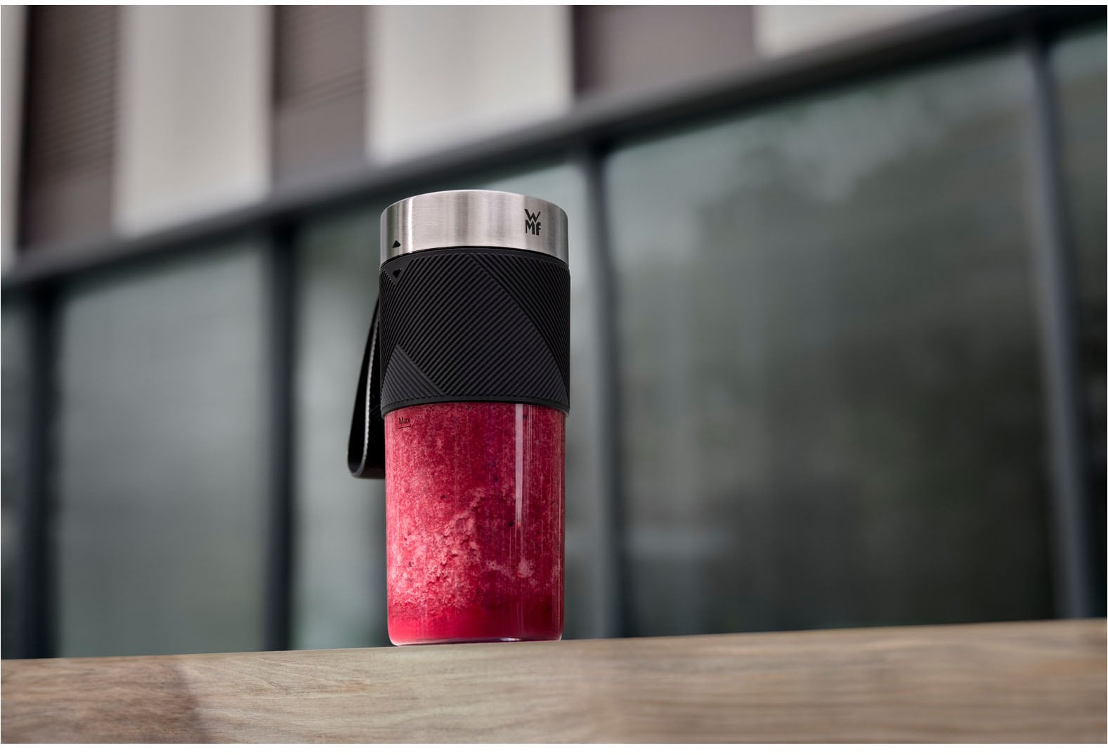 WMF Smoothie-Maker »KÜCHENminis Mix on the go«, 50 W, aufladbarer Mixer, tragbar und kompakt für unterwegs, leise Handhabung