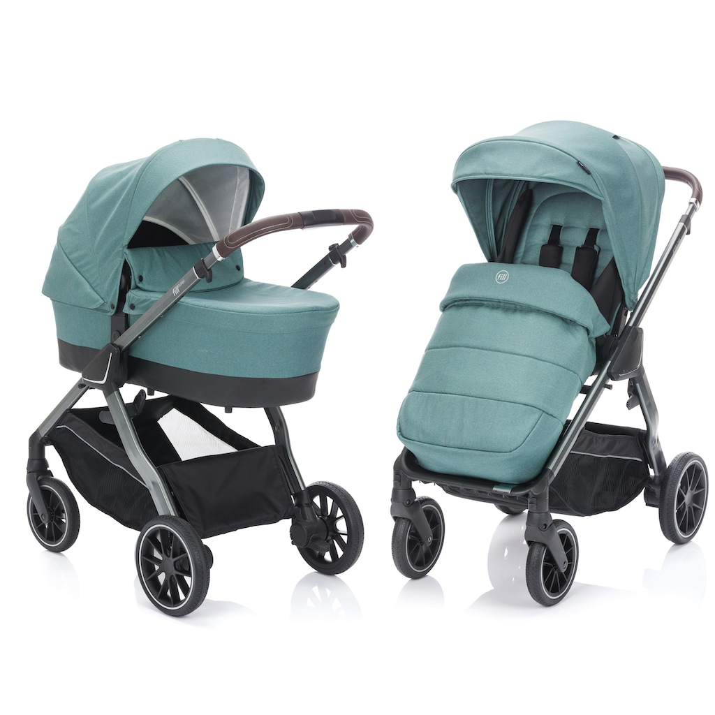 Fillikid Kombi-Kinderwagen »Puma, Verde«, 22 kg, Kinderwagen