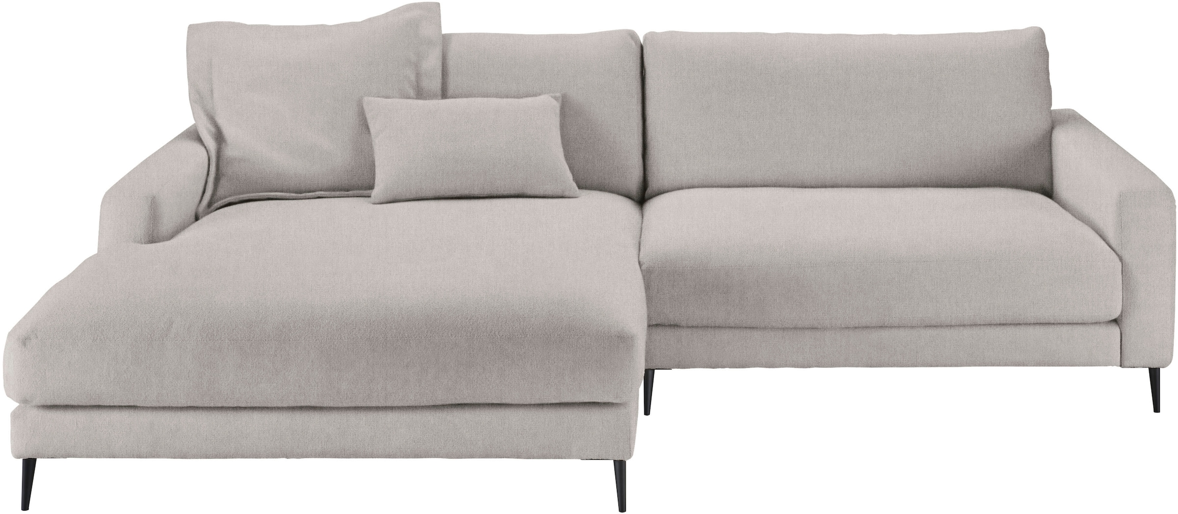 Home affaire Ecksofa »Downtown, B/T/H: 272/190/84 cm L-Form« weicher Sitzko günstig online kaufen