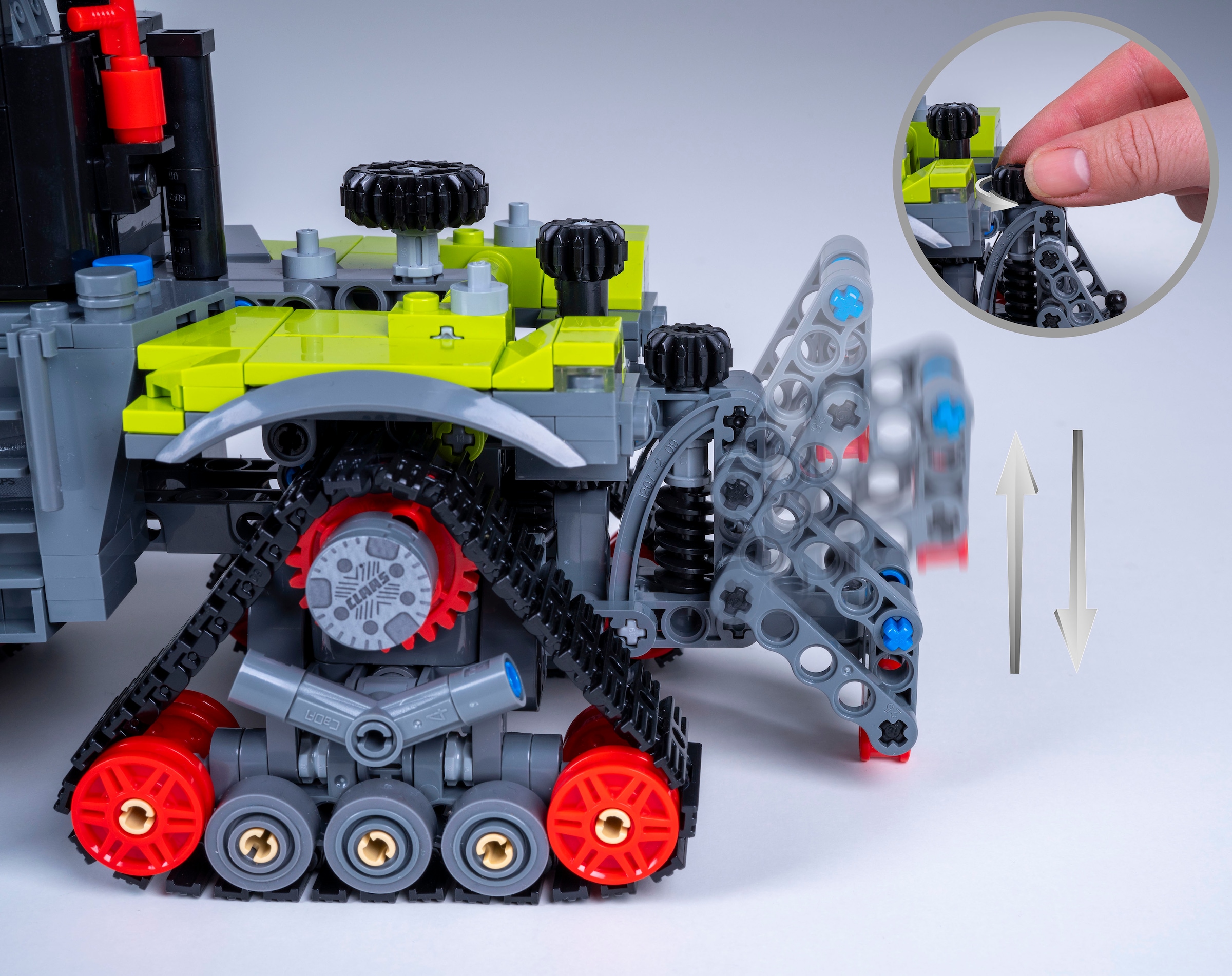 Jamara Konstruktions-Spielset »CaDA, Bricks, Claas Xerion 5000 Trac TS (402856)«, (1336 St.)