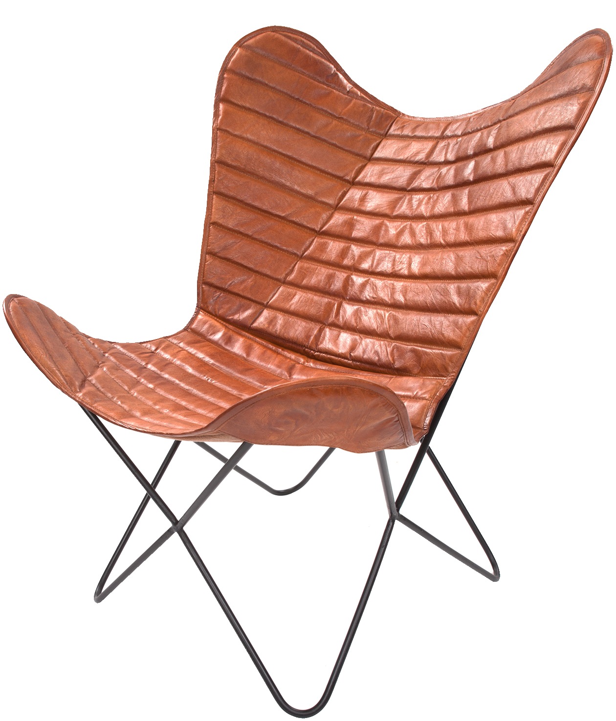 Kayoom 4-Fußstuhl »Schmetterling Stuhl Santiago, Schmetterlingsstuhl aus Le günstig online kaufen