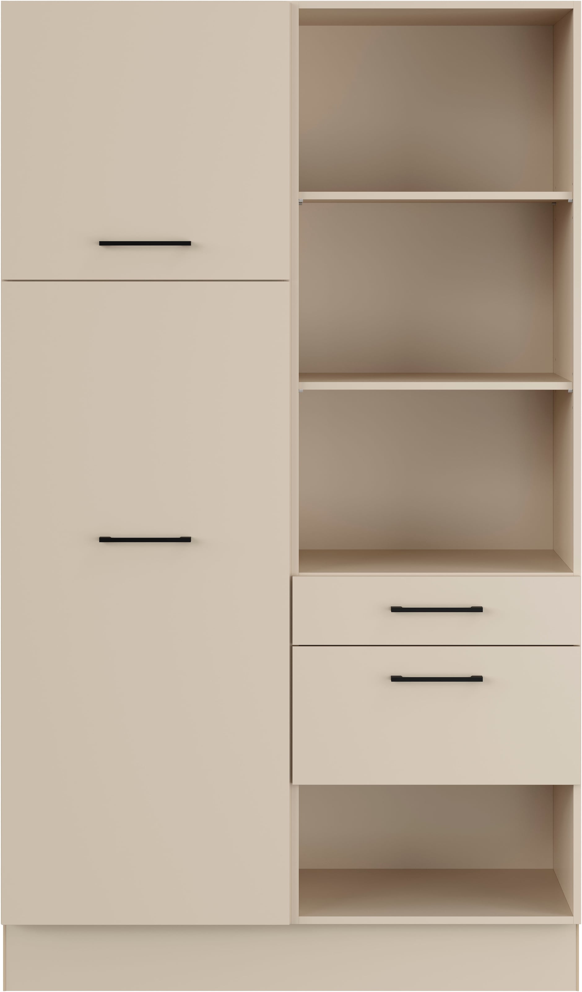 IMPULS KÜCHEN Mehrzweckschrank-Set »Warschau«, (3 St., Getränkekistenschrank und Seitenschrank, Breite 120 cm), Vielfältige Varianten verfügbar; kombinierbar mit anderen Artikeln