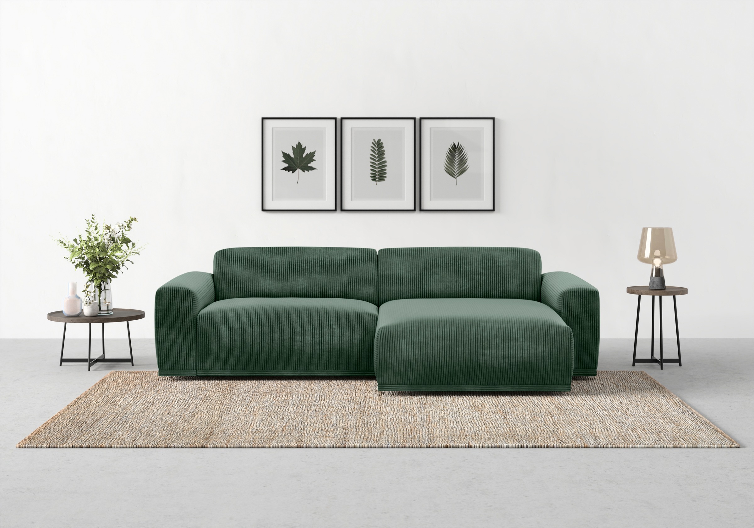 TRENDMANUFAKTUR Ecksofa »Braga, mit hochwertigem Kaltschaum, L-Form, in Cor günstig online kaufen