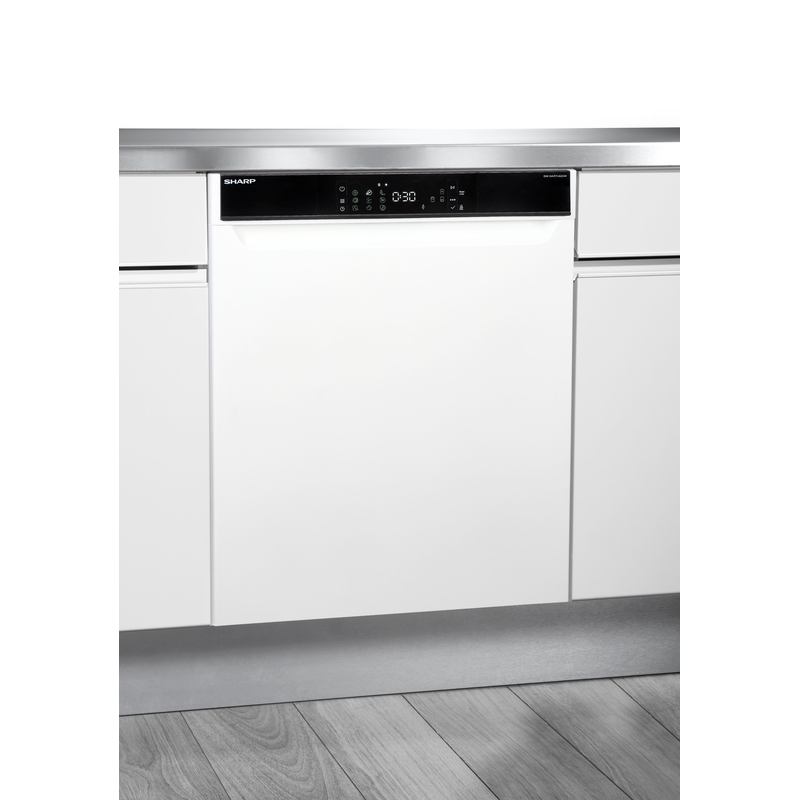 SHARP Unterbaugeschirrspüler »QW-NA3YU42AW-DE« 9, 2 l 14 Maßgedecke weiß EcoWash