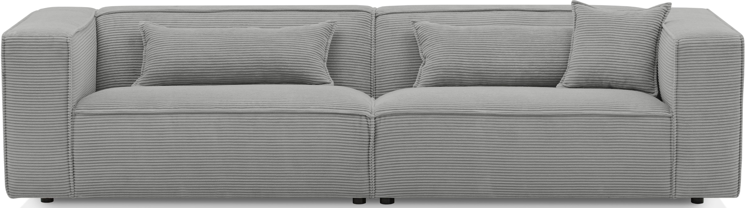 LeGer Home by Lena Gercke 3-Sitzer »PIARA, Couch mit Kedernaht, Sofa in Cor günstig online kaufen