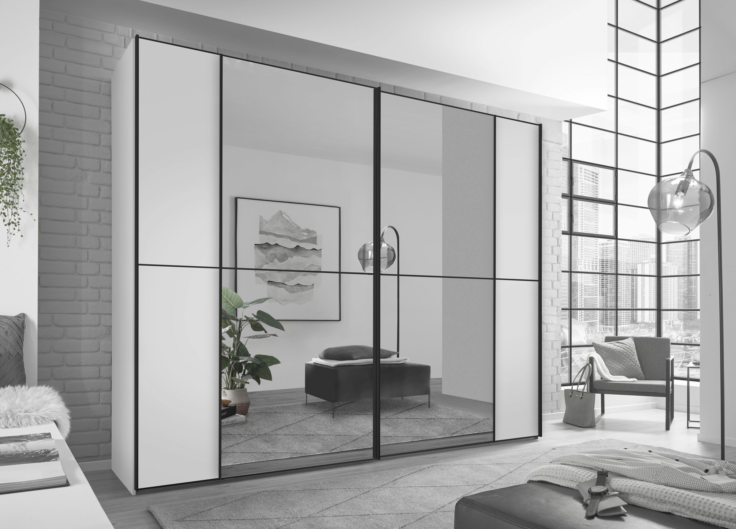 STAUD Schwebetürenschrank »Sonett 220G, Made in Germany« , mit vier verschiedenen Ausstattungsvarianten