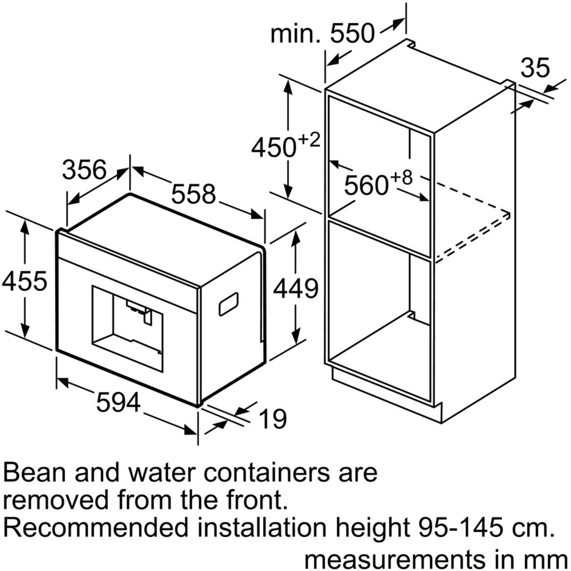 BOSCH Einbau-Kaffeevollautomat »CTL636ES6«