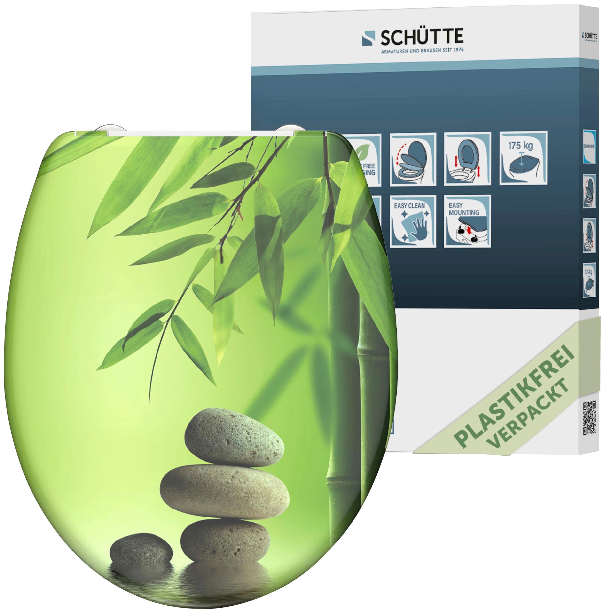 Schütte WC-Sitz »Stone«, Duroplast, mit Absenkautomatik und Schnellverschlu günstig online kaufen