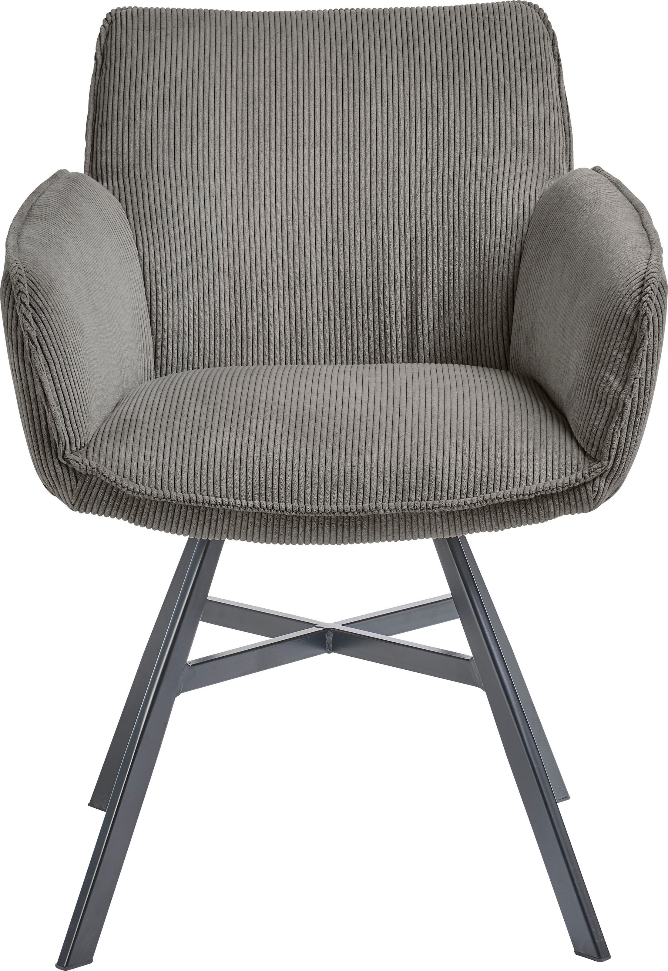 set one by Musterring Armlehnstuhl »Frisco« () 2er Set, 4-Fußgestell, Sitzh günstig online kaufen