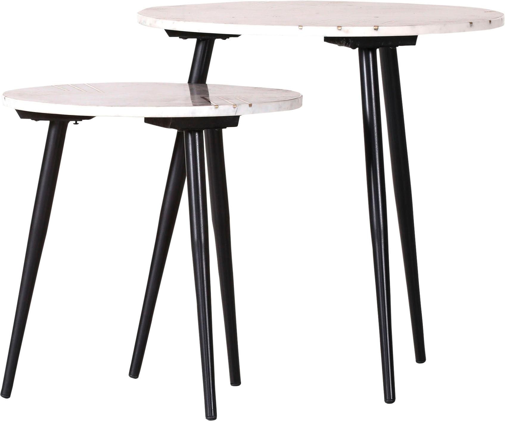 Gutmann Factory Beistelltisch »Marmoro«, (Set, 2 St.) günstig online kaufen