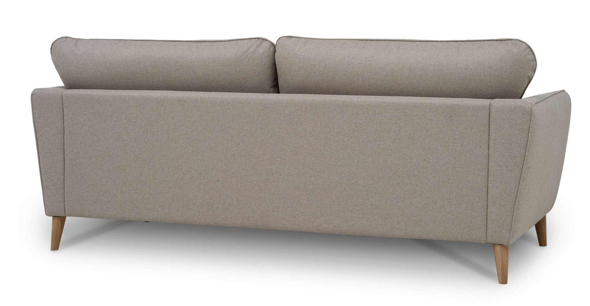Home affaire 3-Sitzer »MARSEILLE 3er Sofa 206 cm, Cord, Flachgewebe, Struktur, Webstoff«, Massivholzbeine Eiche, Landhausstil, Wellenunterfederung