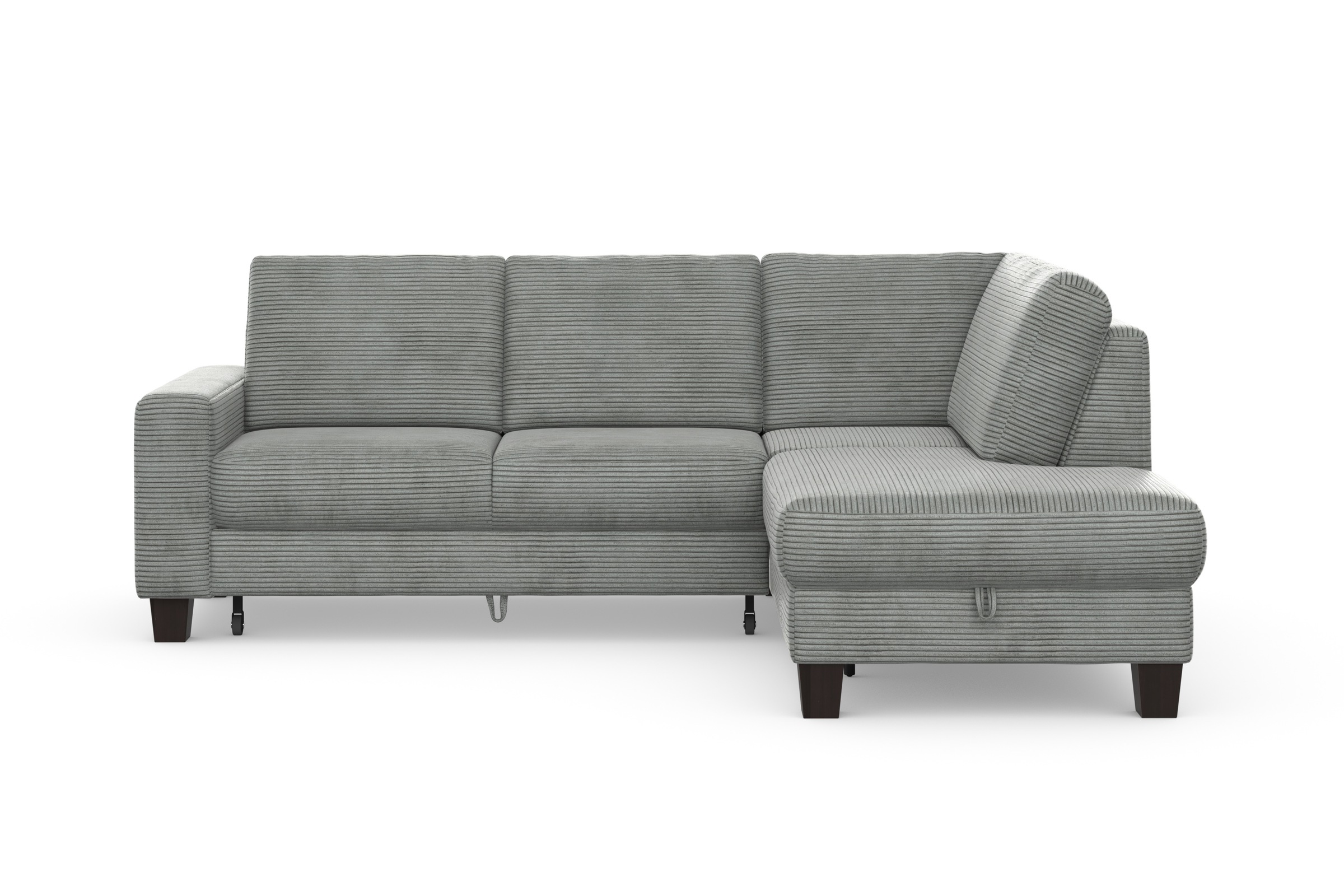 Home affaire Ecksofa »Summer L-Form«, mit Ottomane, mit oder ohne Bettfunktion und Bettkasten, Cord-Bezug