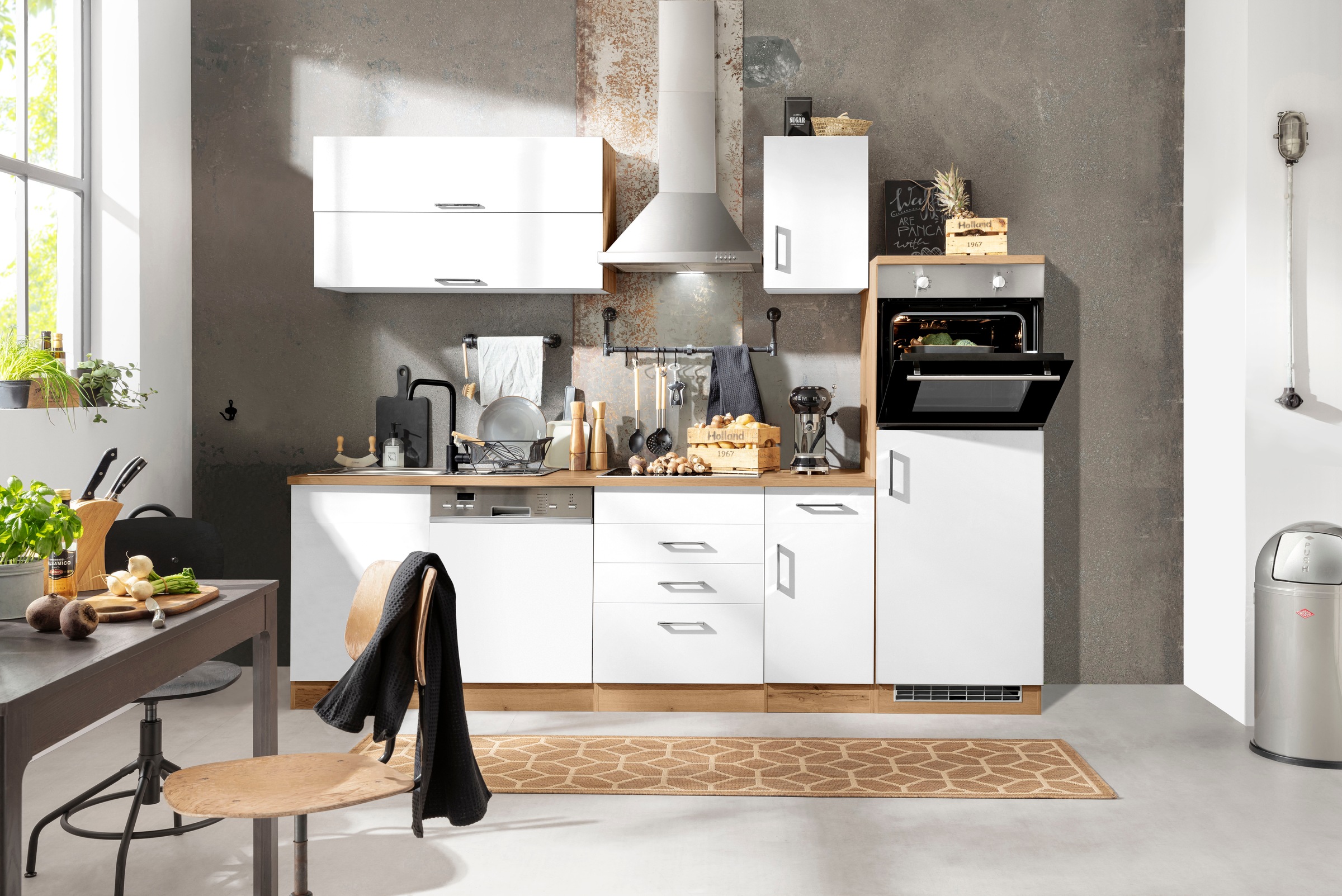 KOCHSTATION Küchenzeile »KS-Colmar«, ohne E-Geräte, Breite 270 cm günstig online kaufen