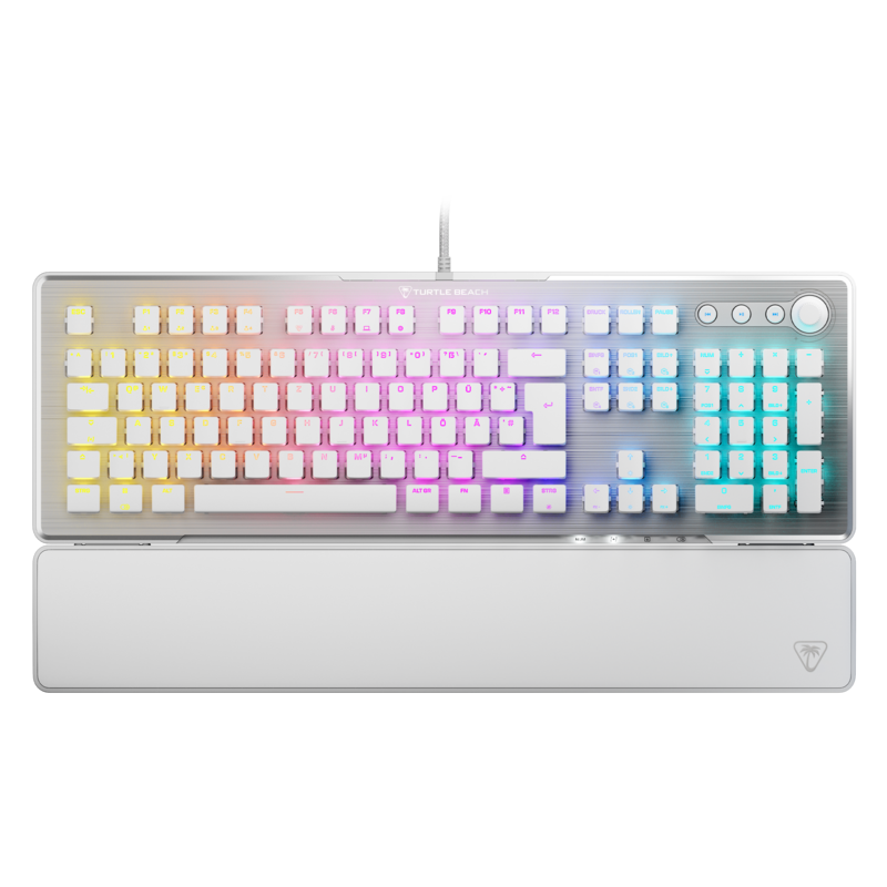 TURTLE BEACH Gaming-Tastatur »Vulcan II, Linear« (Funktionstasten Handgelenkauflage Lautstärkeregler Profil-Speicher Ziffernblock...