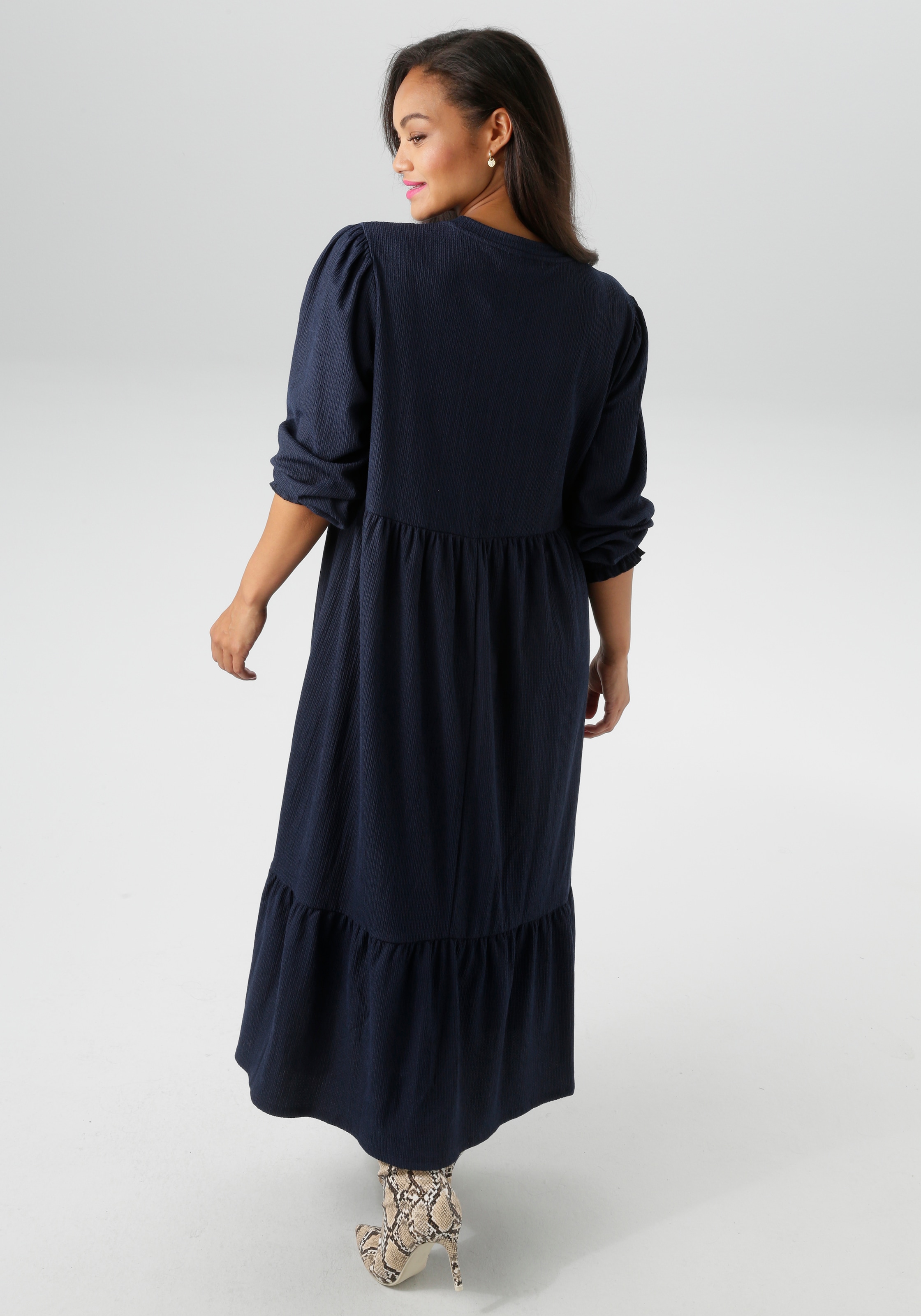 Aniston PLUS Jerseykleid, in trendiger Farbpalette - NEUE KOLLEKTION