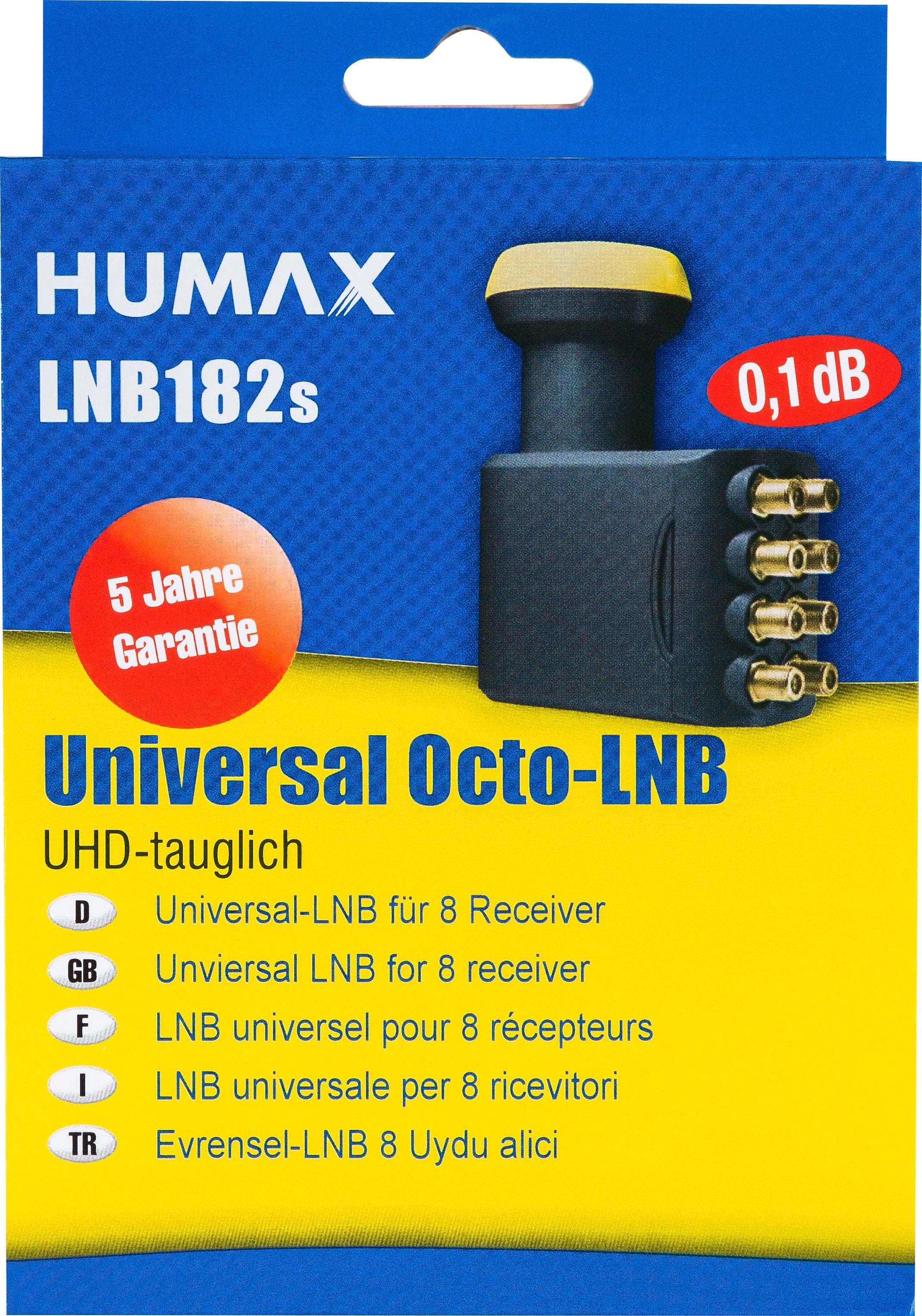 Humax SAT-Antenne »LNB 182s Gold Octo Universal LNB«