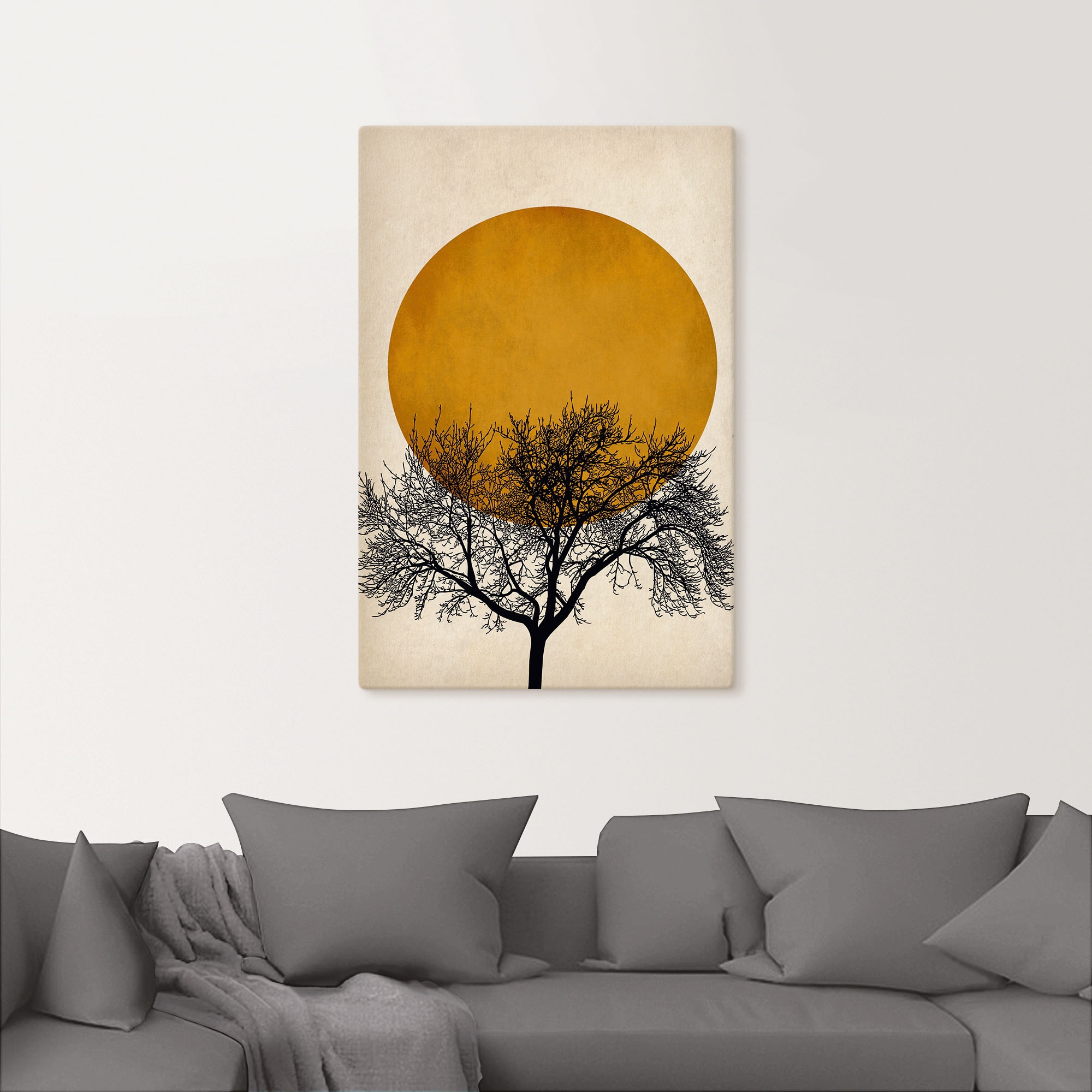 Artland Wandbild »Wintermorgen«, Baumbilder, (1 St.), als Leinwandbild, Poster, Wandaufkleber in verschied. Größen