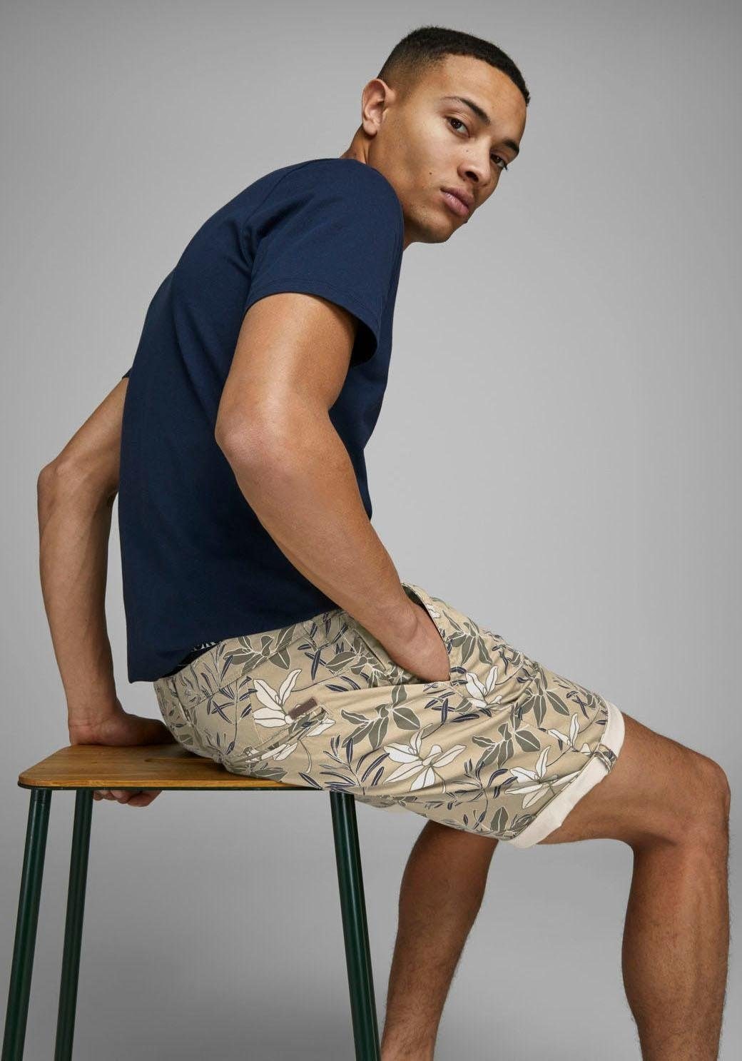 3. Bild von Jack & Jones Chinoshorts »BOWIE SHORTS PRINT«