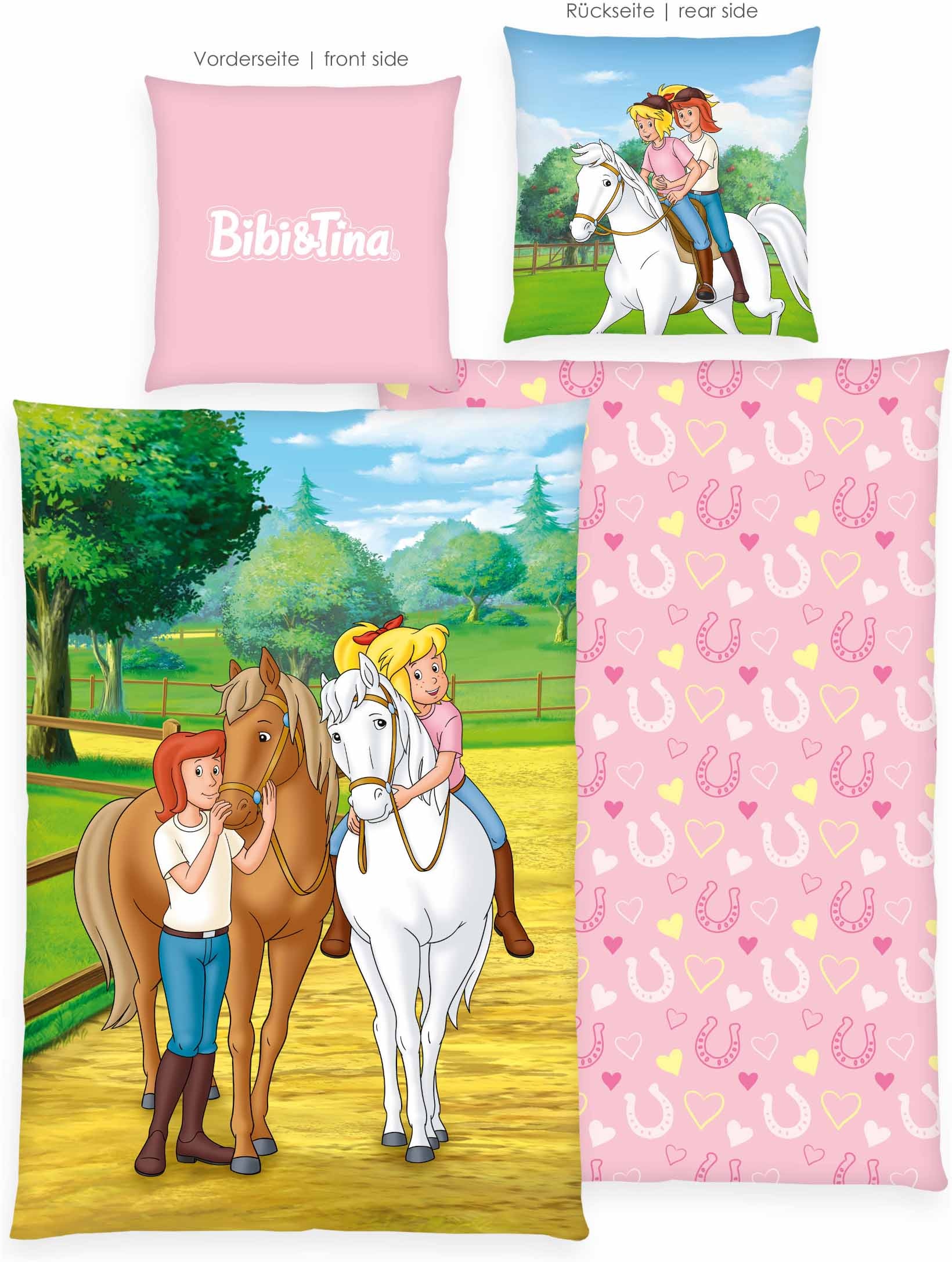 Bibi & Tina Kinderbettwäsche »Bibi und Tina« 2 Wendebettwäsche