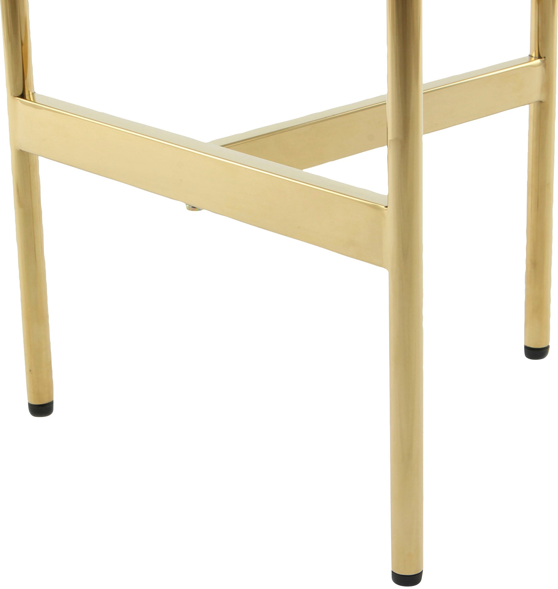 Kayoom Beistelltisch »Pema, Minimalistisches Design, Passt zu jedem Einrichtungsstil« 1 Stk. tlg. minimalistisches Gestelldesign aus Edelstahl, runde Ablagefläche