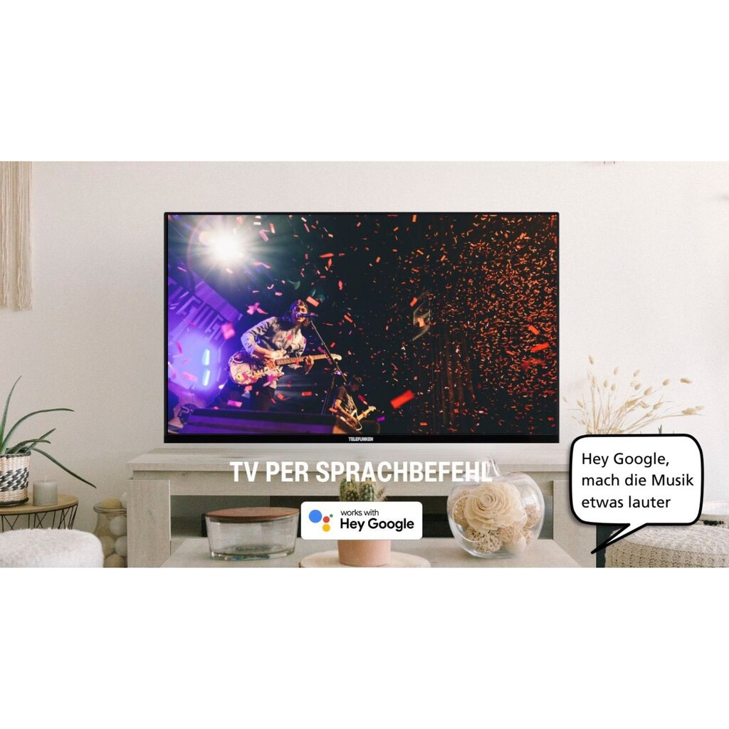 Telefunken QLED-Fernseher »D50Q660M2CW«, 126 cm/50 Zoll, 4K Ultra HD, Smart-TV