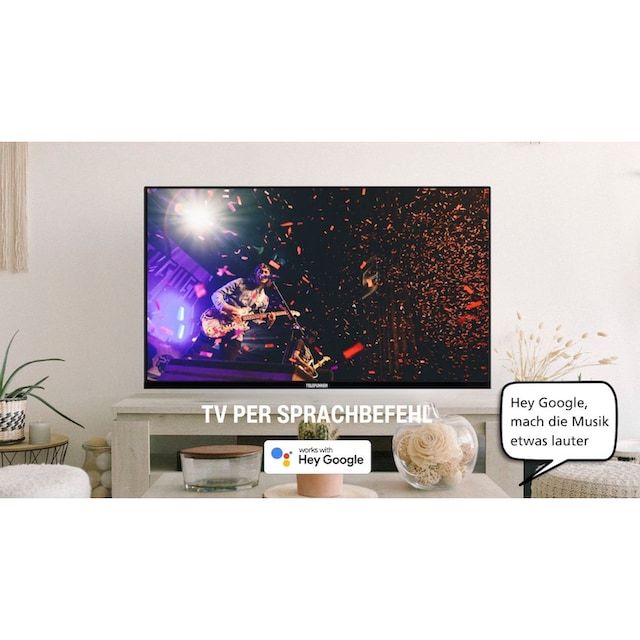Telefunken QLED-Fernseher »D50Q660M2CW«, 126 cm/50 Zoll, 4K Ultra HD, Smart- TV auf Rechnung kaufen