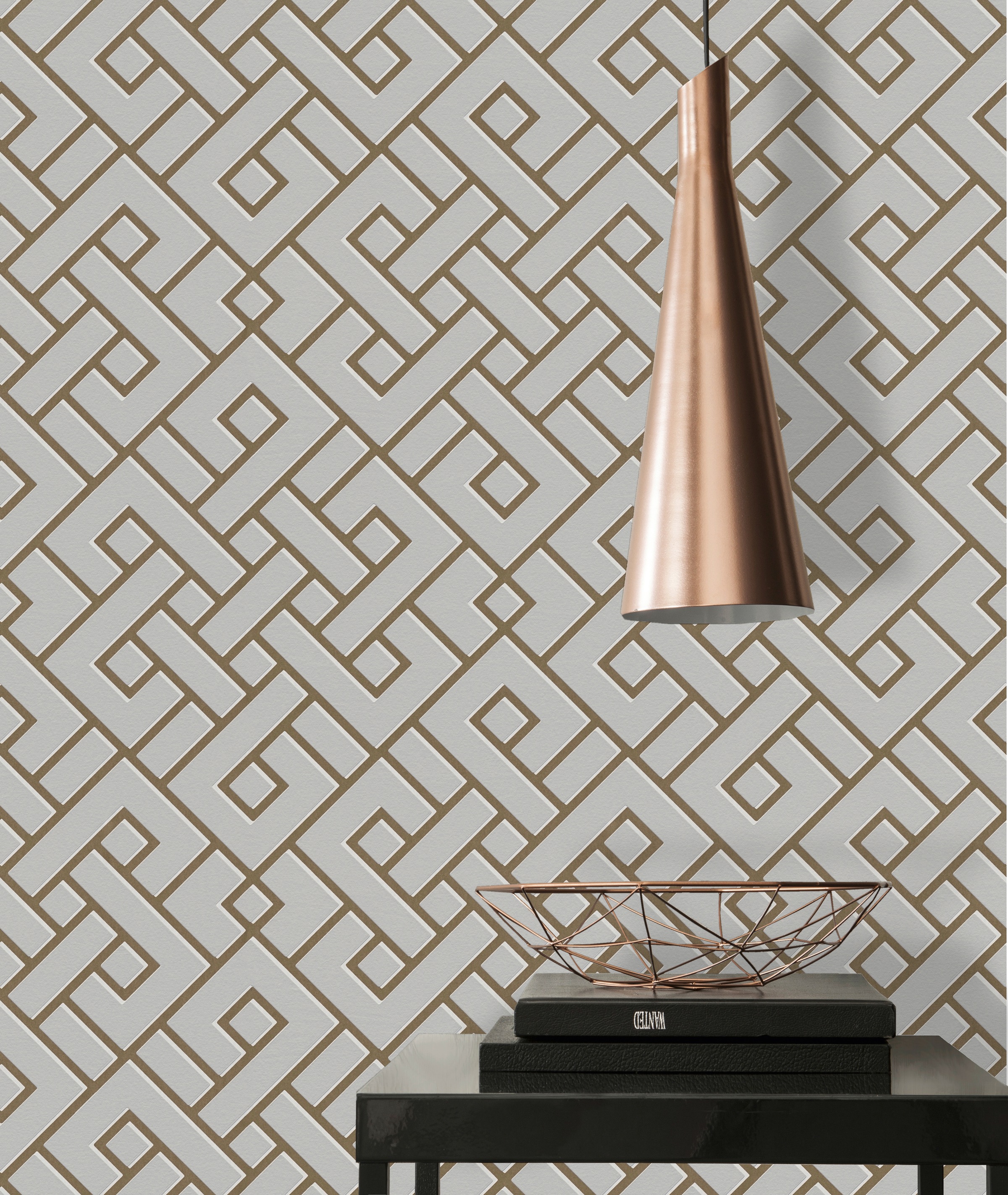 METROPOLIS BY MICHALSKY LIVING Vliestapete »Change is good, Magic Meander«, geometrisch-grafisch-Motiv, Designertapete Tapete Geometrisch Tapeten Wohnzimmer Schlafzimmer Flur