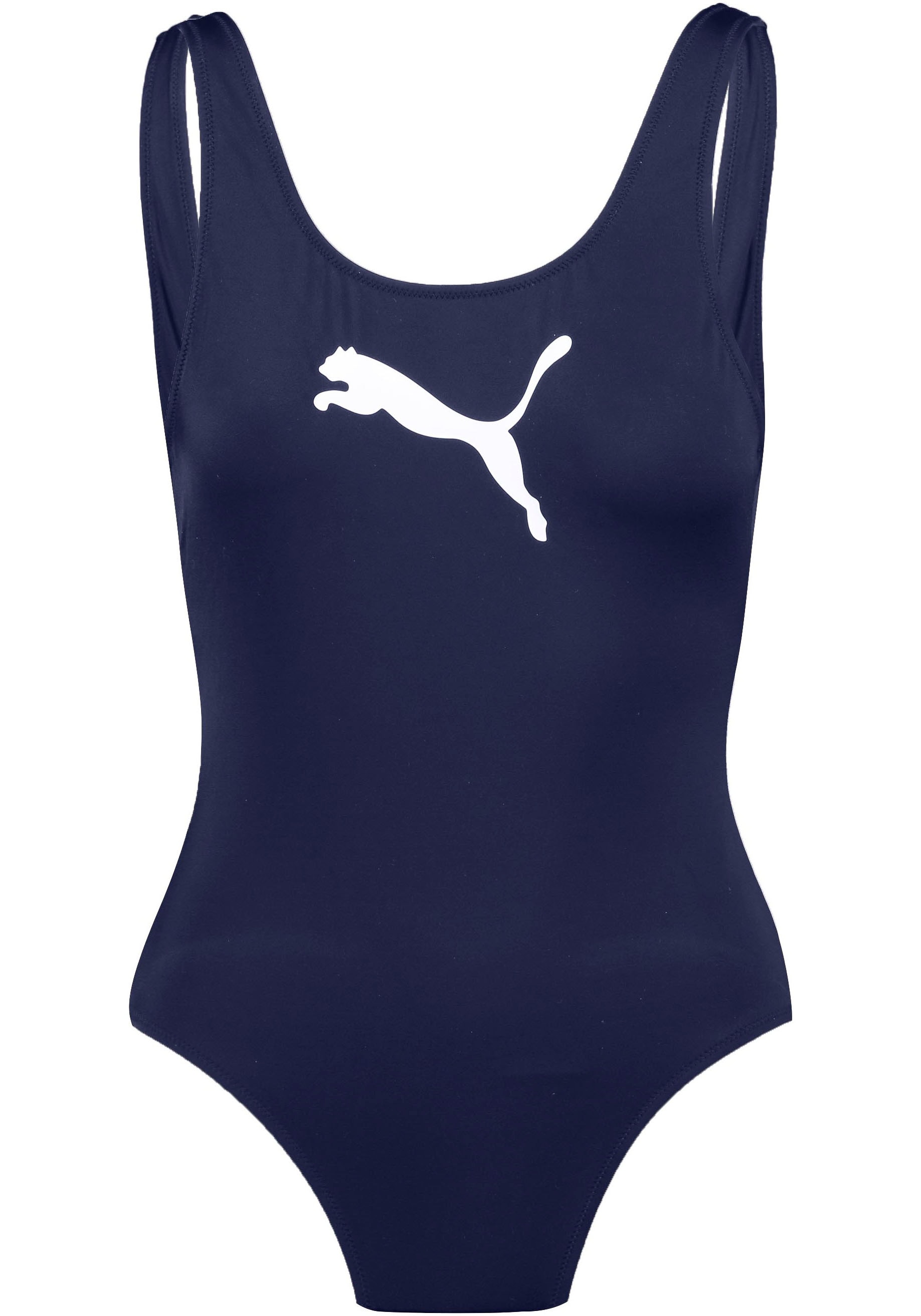 PUMA Badeanzug »PUMA SWIM WOMEN SWIMSUIT«, mit Logoprint vorn