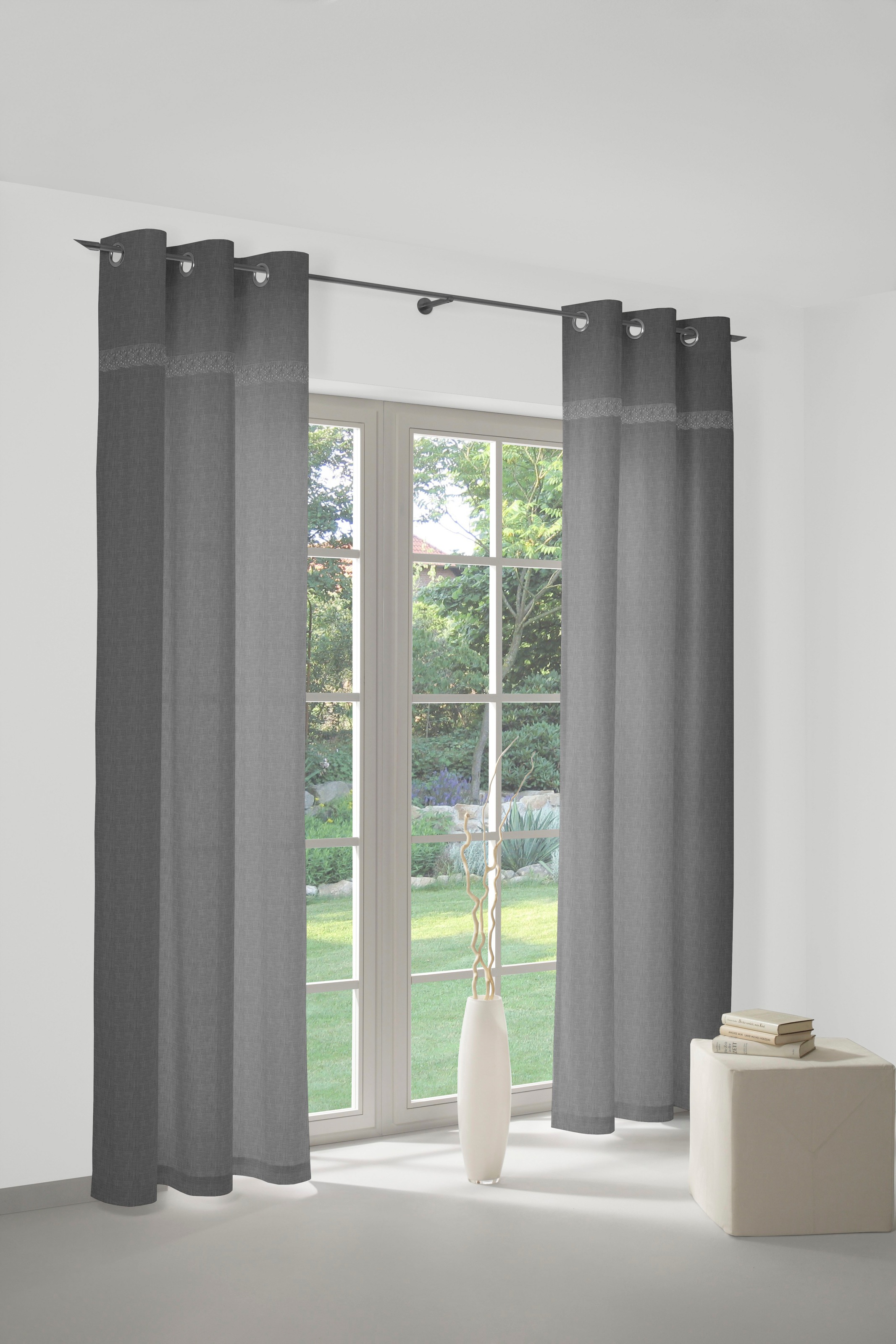 Wirth Vorhang »Wiessee« Ösen 1 Stk. tlg. günstig online kaufen