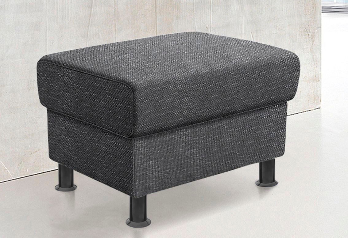 TRENDMANUFAKTUR Hocker »Rondo, Polsterhocker zur Serie, Breite 67 cm, Füße günstig online kaufen