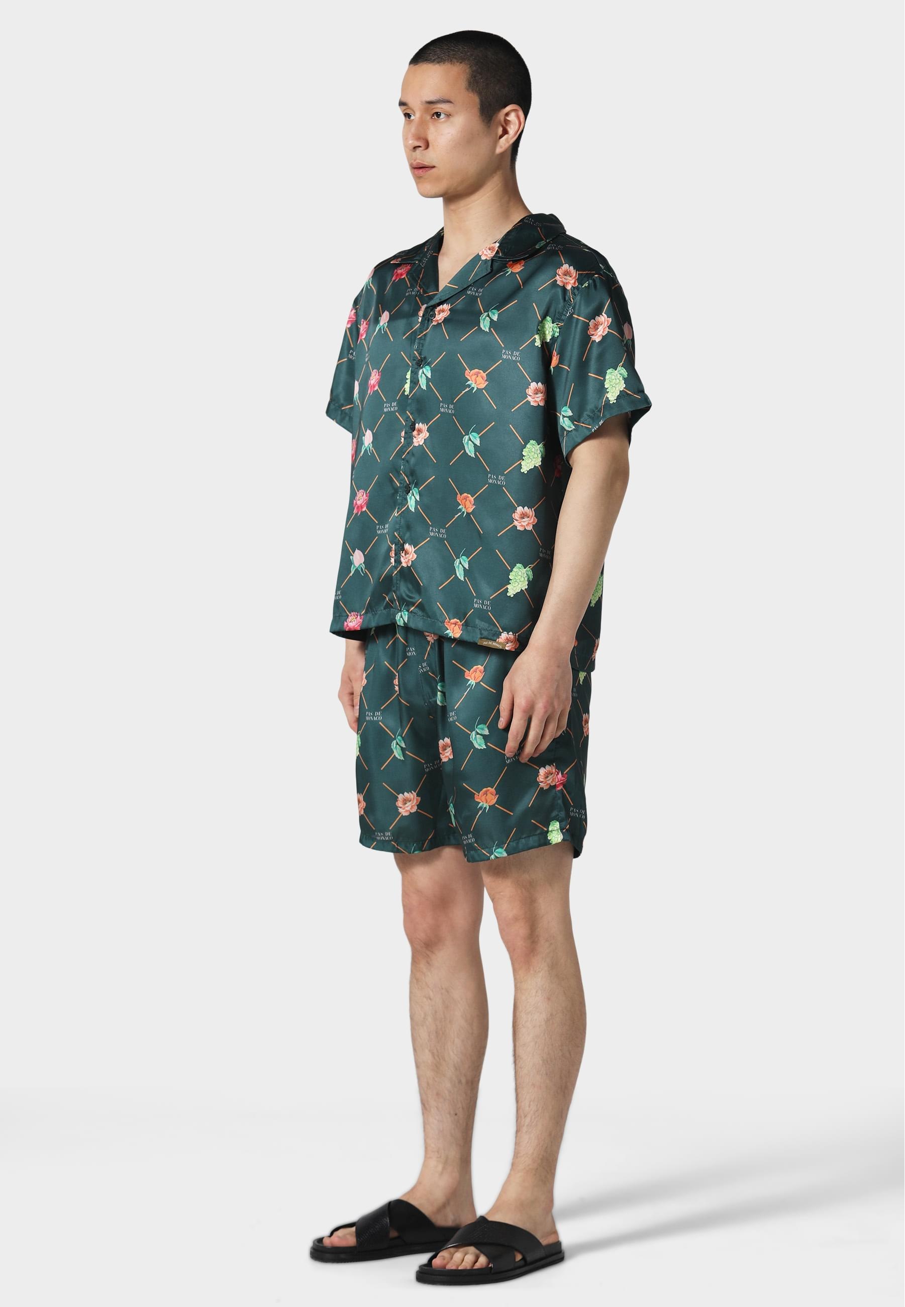 Pas De Monaco Langarmhemd »Pas De Monaco FRUIT MONOGRAM CUBAN SHIRT« 1 Stk.